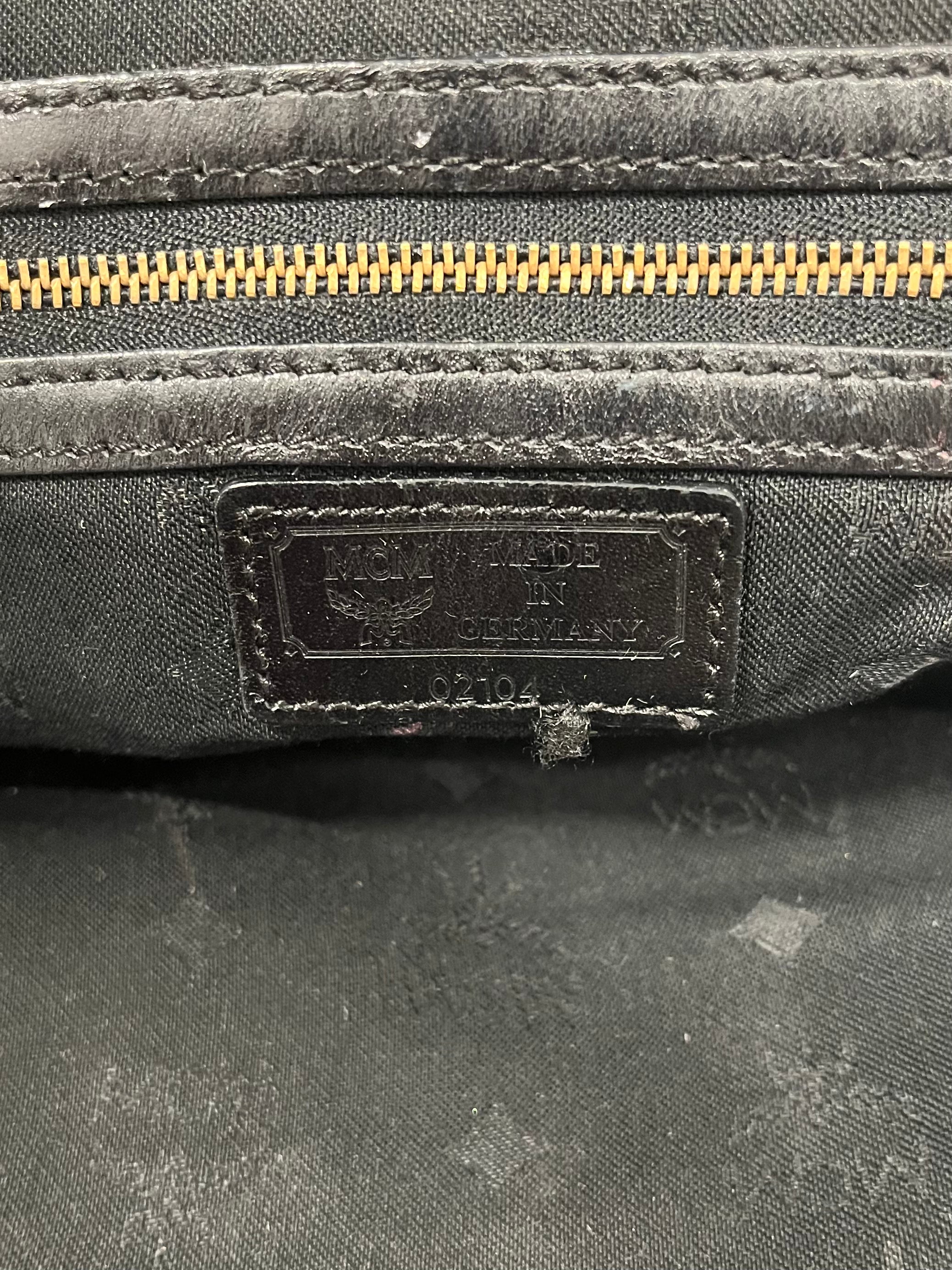 MCM/Hand Bag/Monogram/Polyester/BLK/WATER PROOF view 3