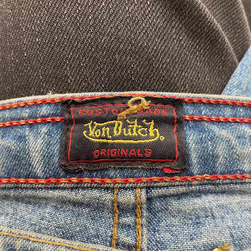 VonDutch/Bottoms/Denim/BLU/RAINBOW LETTERS