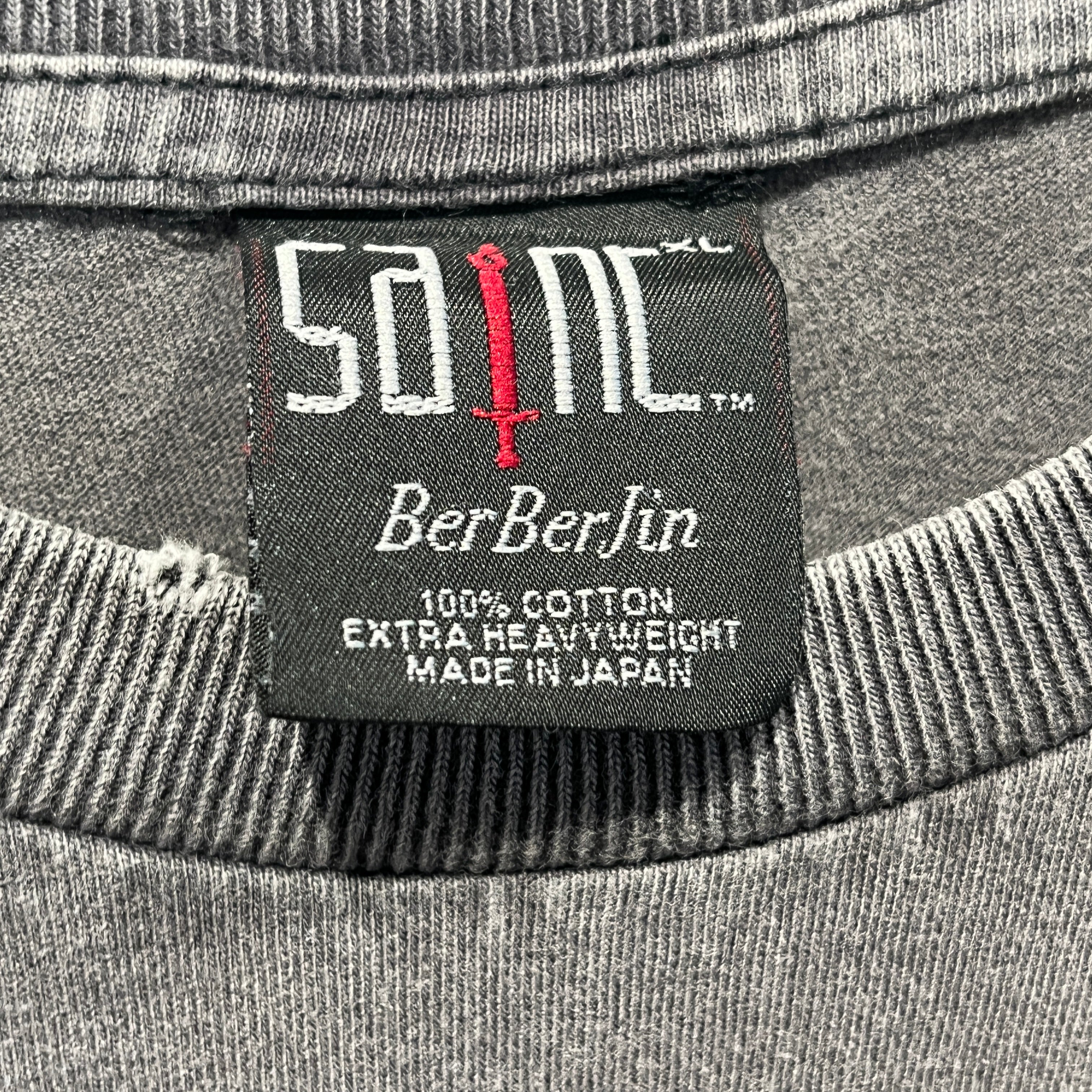SAINT MICHAEL/T-Shirt/L/Cotton/GRY/revenge a dish best served col view 3