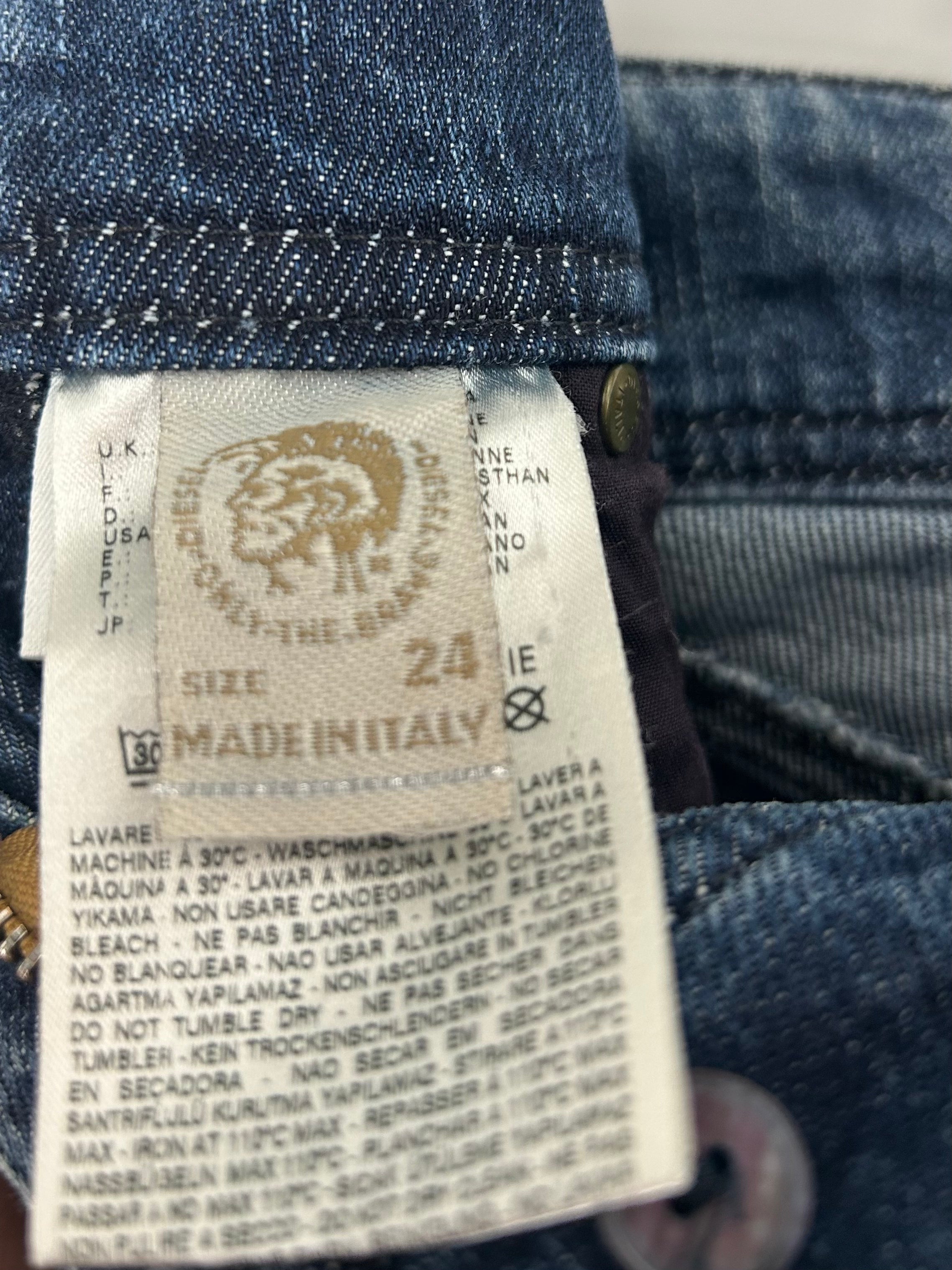DIESEL/Skinny Pants/24/Denim/IDG/24/30 008SV STRETCH view 3