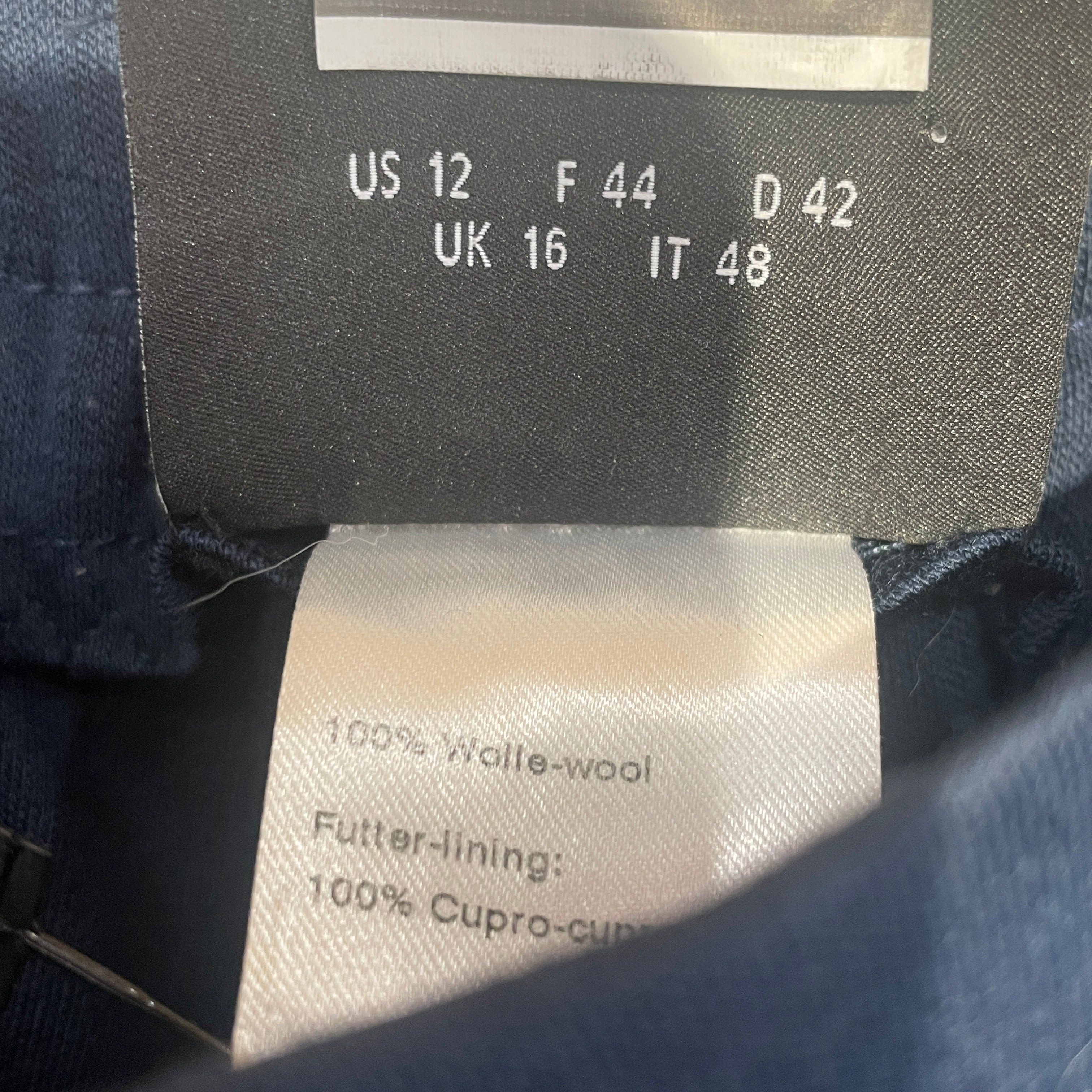 AKRIS/Bottoms/L/NVY/High-waisted/Navy w/Pockets view 4
