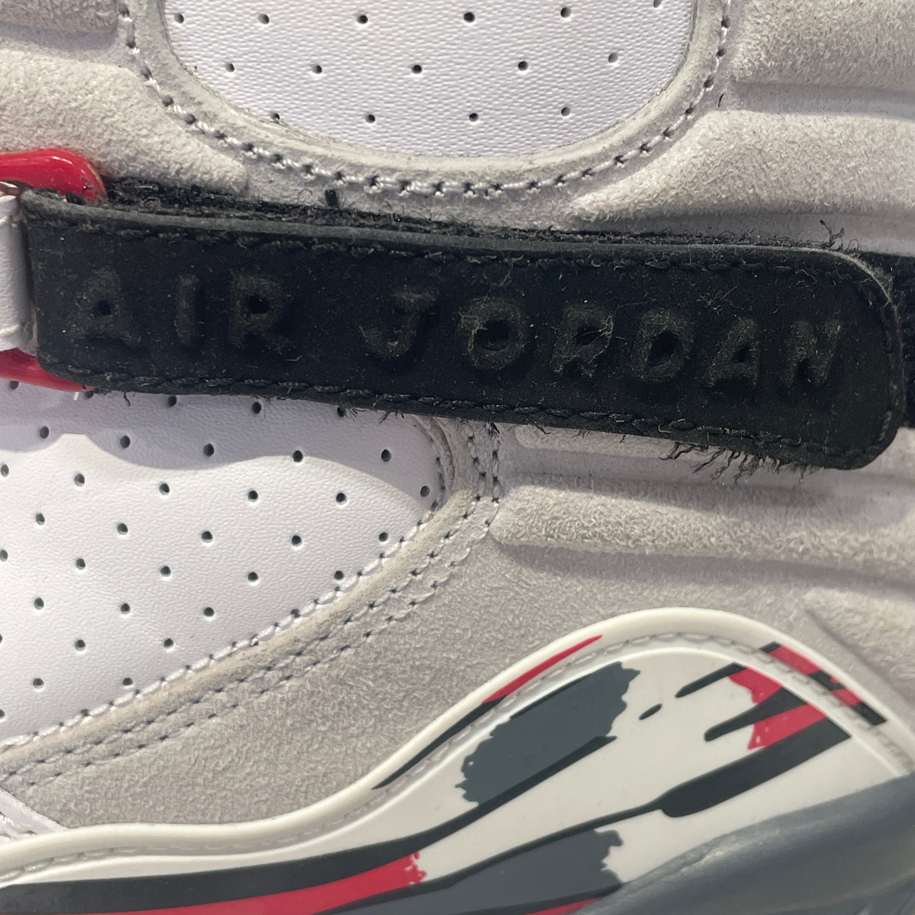 NIKE/Hi-Sneakers/US 11.5/Stripe/WHT/Jordan 8 Retro Bugs Bunny view 4