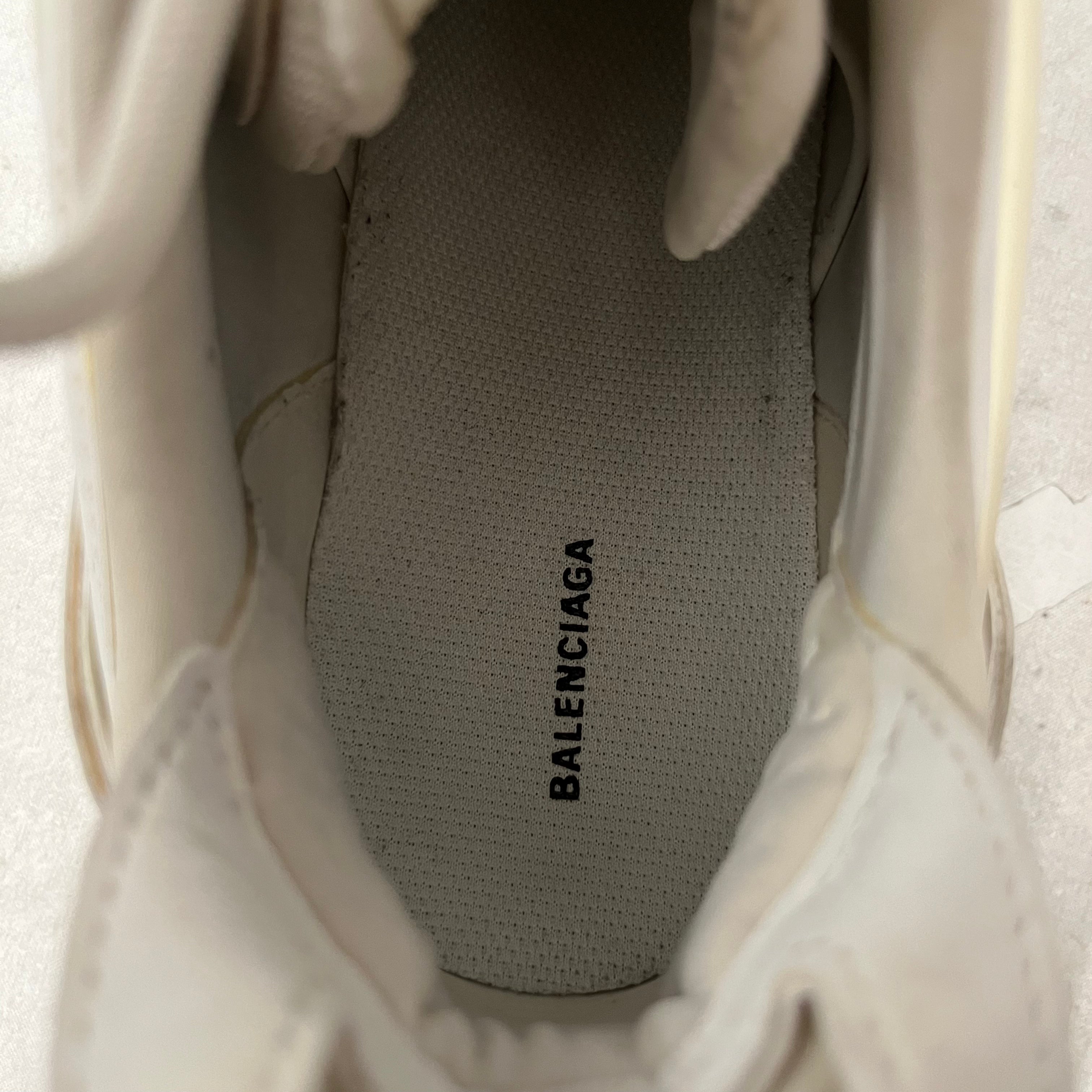 BALENCIAGA/Low-Sneakers/EU 43/Leather/WHT/TYREX CREAM view 4