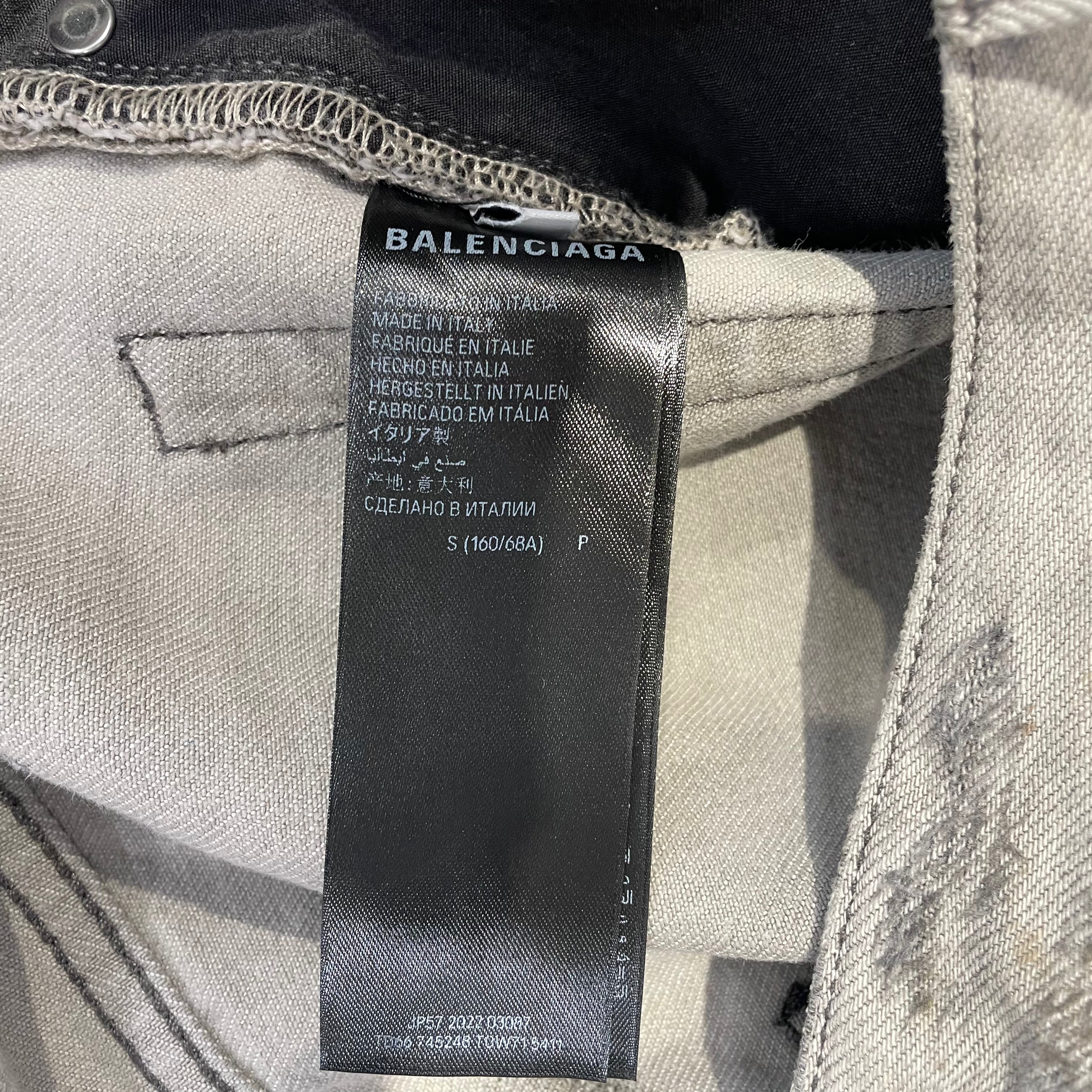 BALENCIAGA/Pants/S/Denim/GRY/BALENCIAGA MUDSHOW DENIM view 4