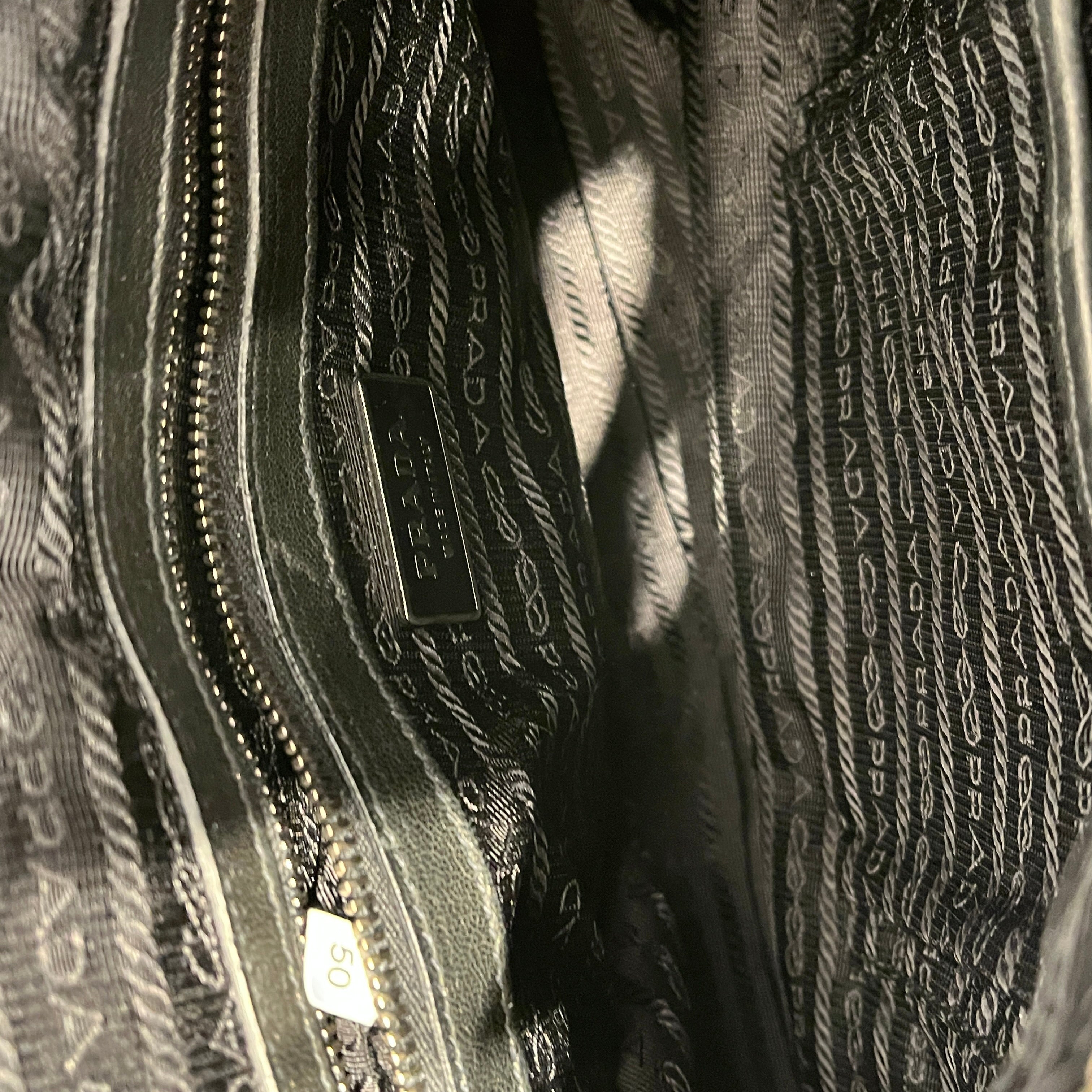 PRADA/Cross Body Bag/Nylon/BLK/TESSUTO view 4