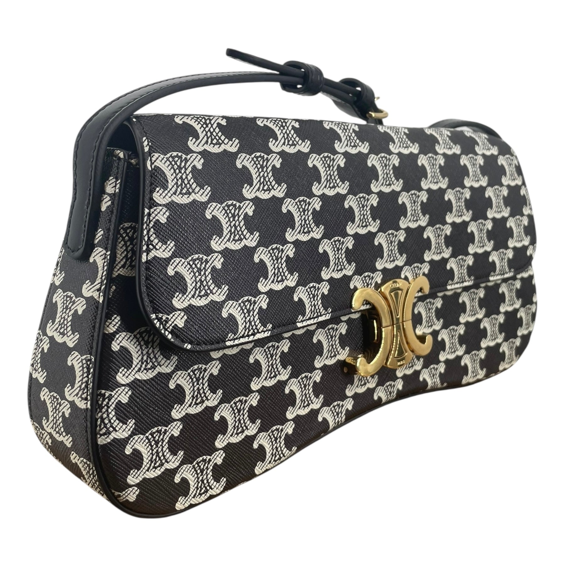 CELINE/Hand Bag/M/Monogram/Leather/BLK/CELINE LOLA BAG TRIOMPHE view 6
