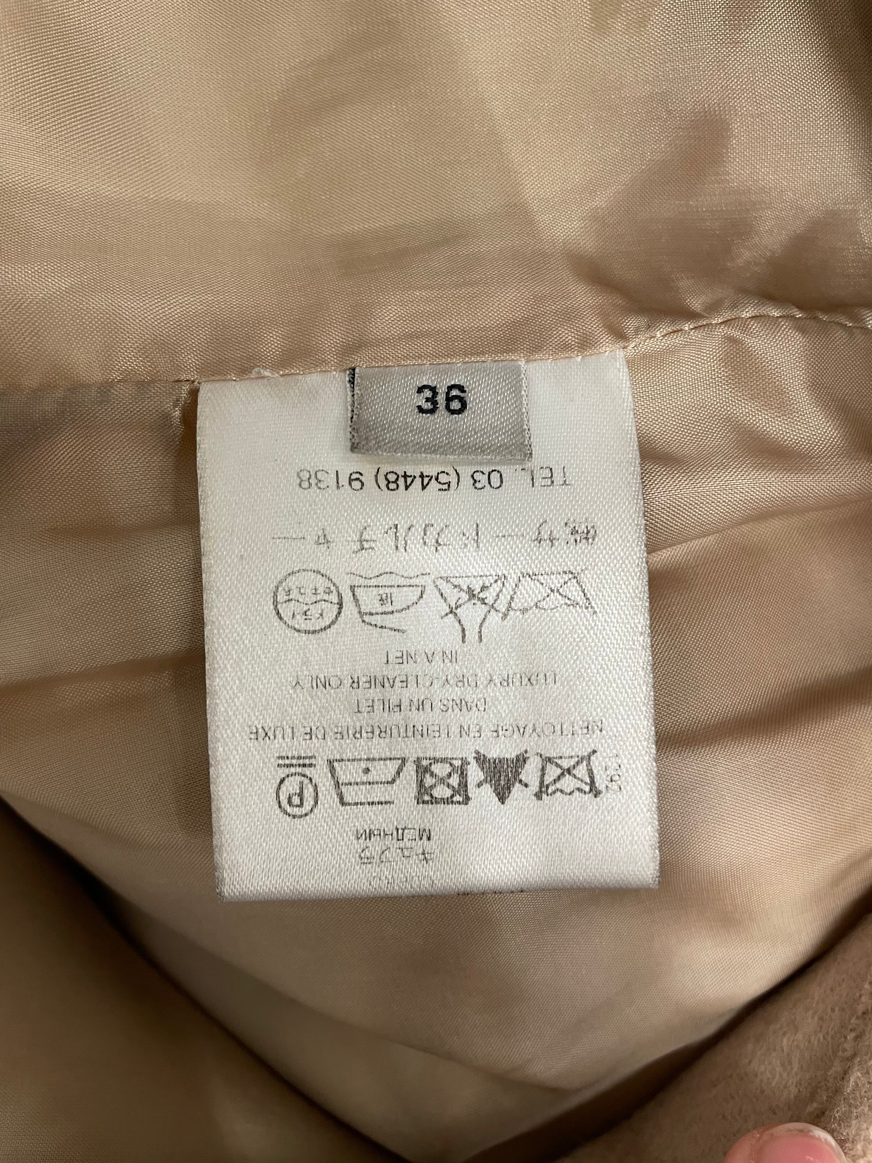 GIVENCHY/Coat/36/Wool/BEG/ZIP OFF GREEN SLEEVES view 5