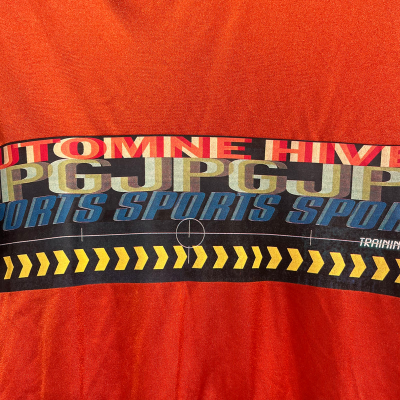 Jean Paul Gaultier/LS T-Shirt/L/Polyester/ORN/All Over Print/JPG SPORTS GRAPHIC