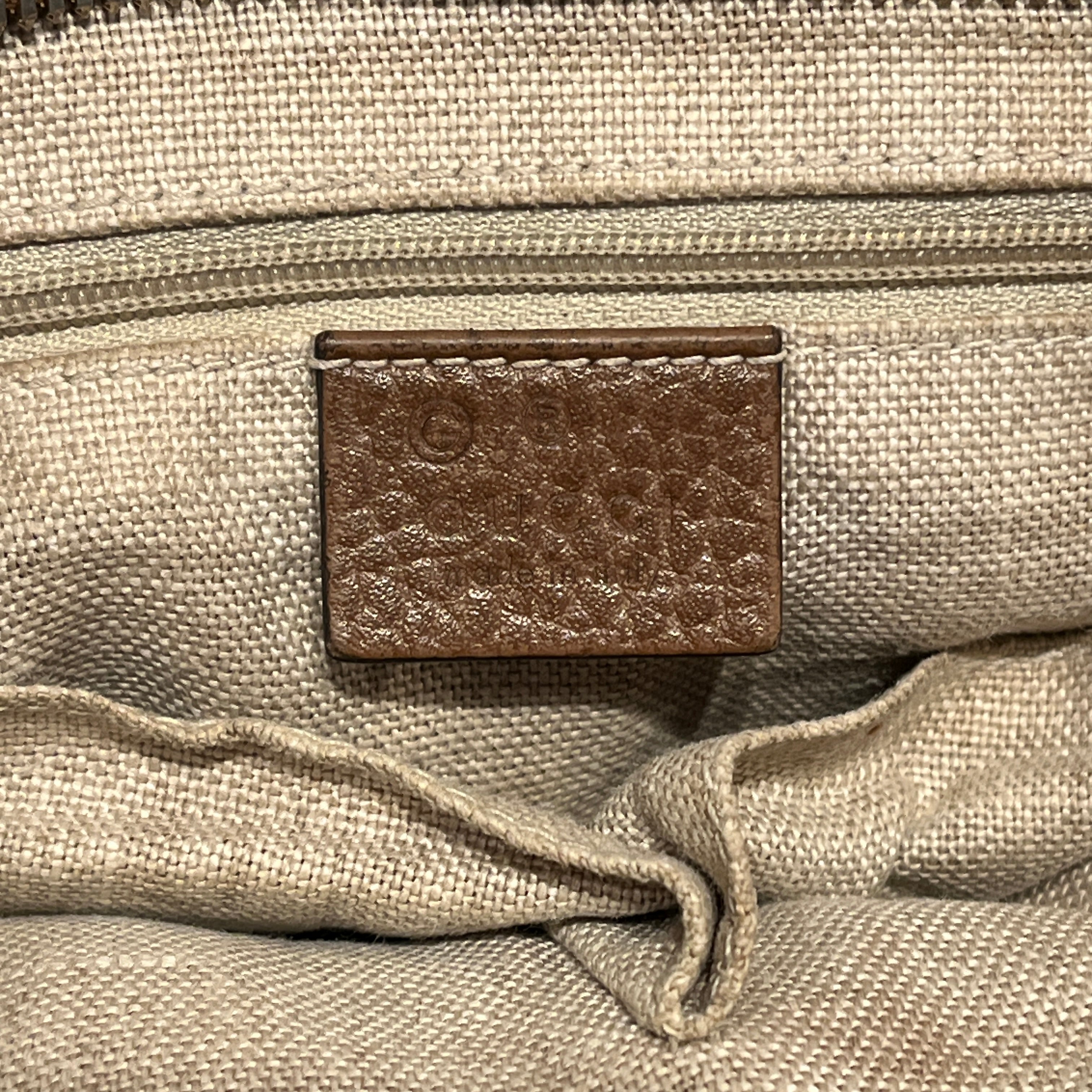 GUCCI/Hand Bag/Monogram/Leather/BRW/bree gg with crossbody strap view 5