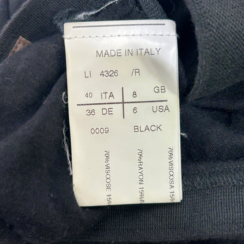 Rick Owens Lilies/Skirt/6/Cotton/BLK/Mini Length/MINI SKORT ELASTIC BAND
