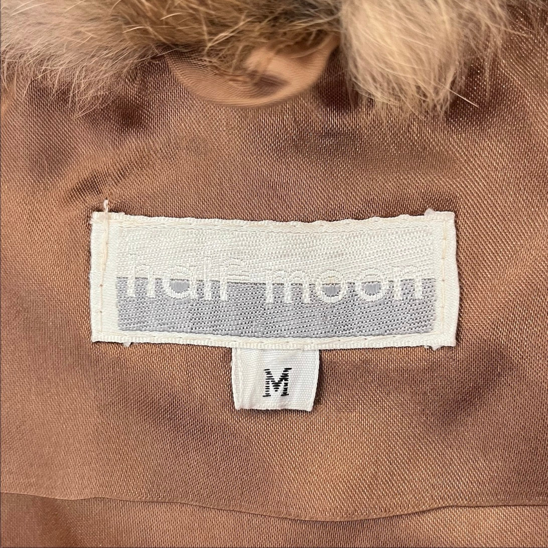 Half Moon/Coat/M/Fur/BRW/Half Moon Rabbit fur jacket view 3