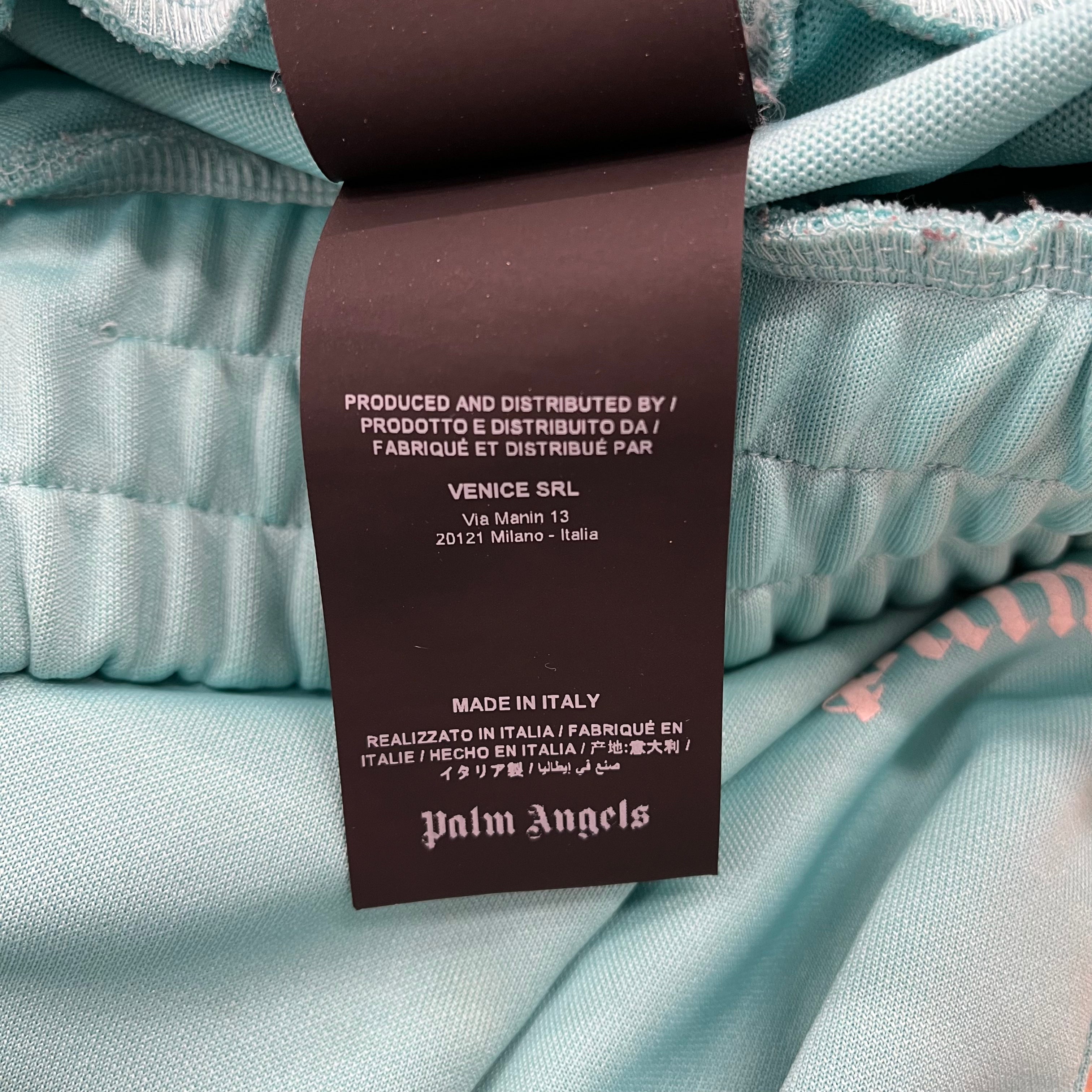 Palm Angels/Pants/XS/Cotton/BLU/TEAL TRACK PANT view 2
