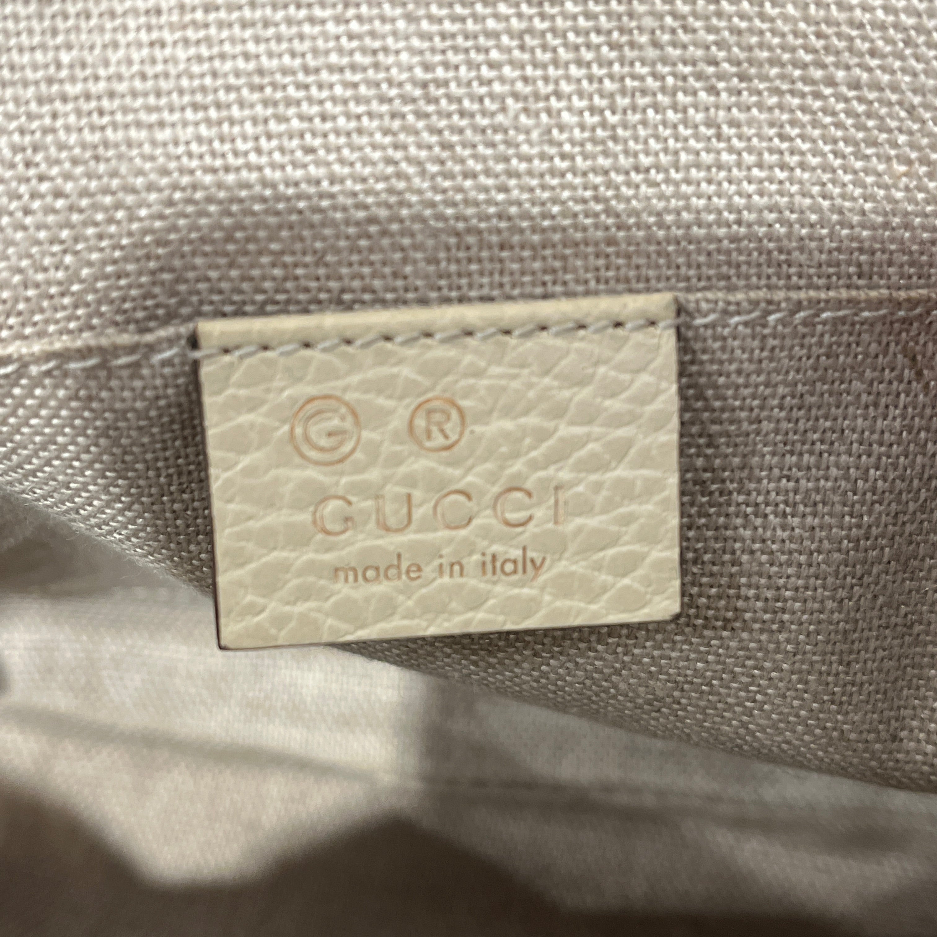GUCCI/Cross Body Bag/Monogram/Cotton/CRM/BREE CROSSBODY view 5