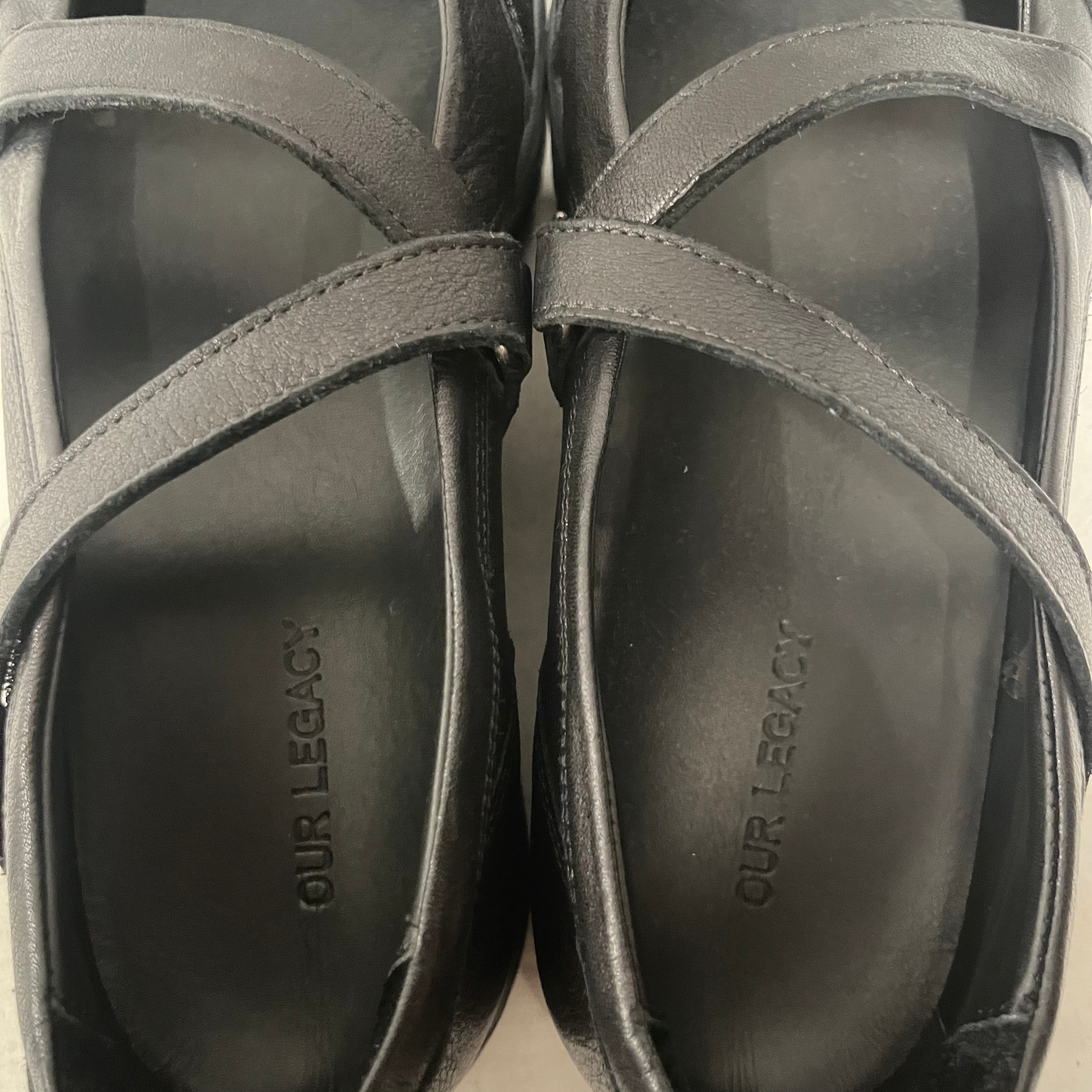 OUR LEGACY/Shoes/EU 42/Leather/BLK/mary jane view 4