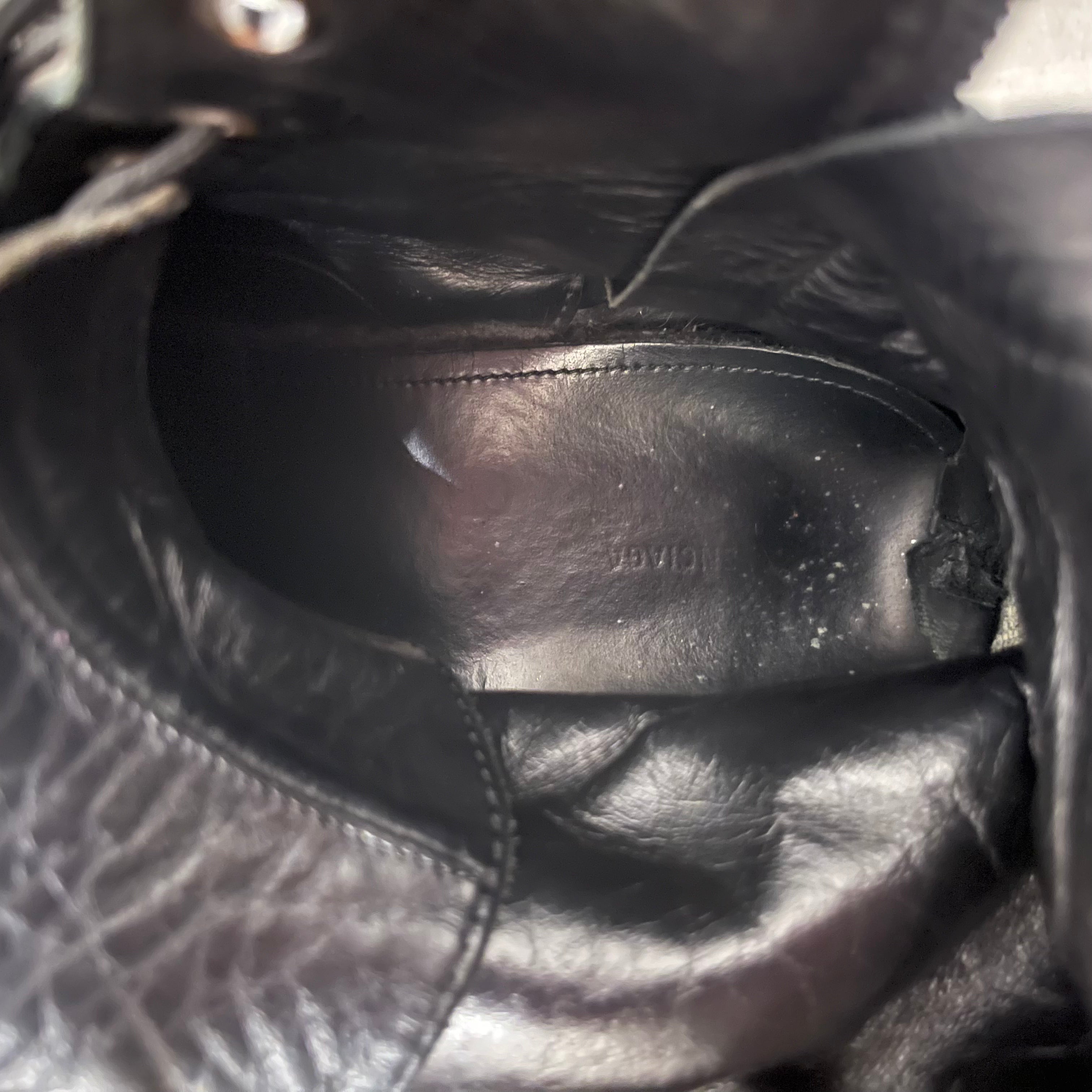 BALENCIAGA/Boots/US 11/Cotton/BLK/ view 4