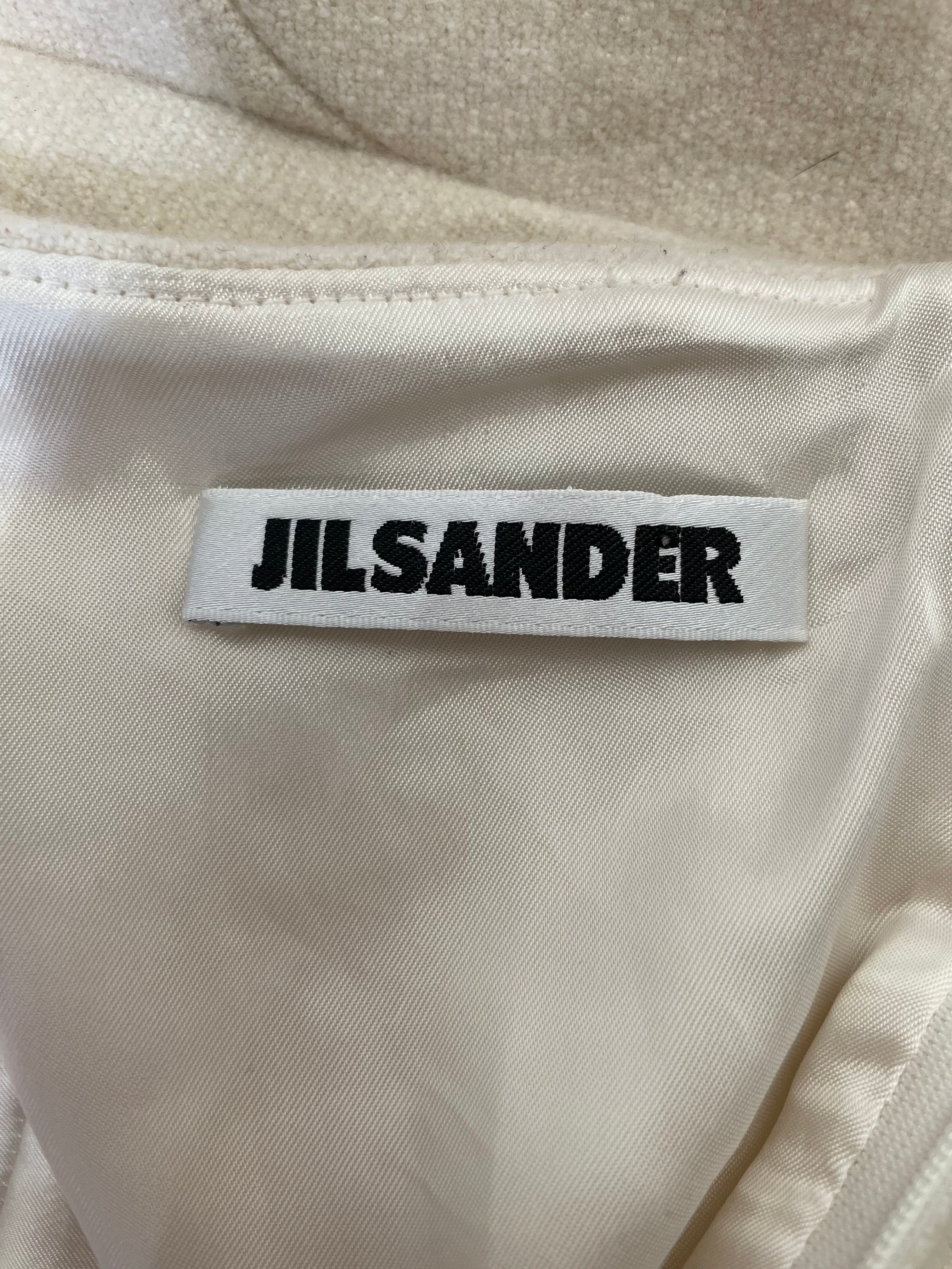 JILL SANDERS/Long Skirt/40/Cashmere/CRM/ view 3
