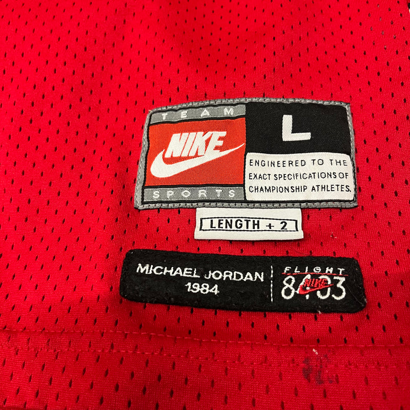 NIKE/Tank Top/L/Nylon/RED/Jordan flight label