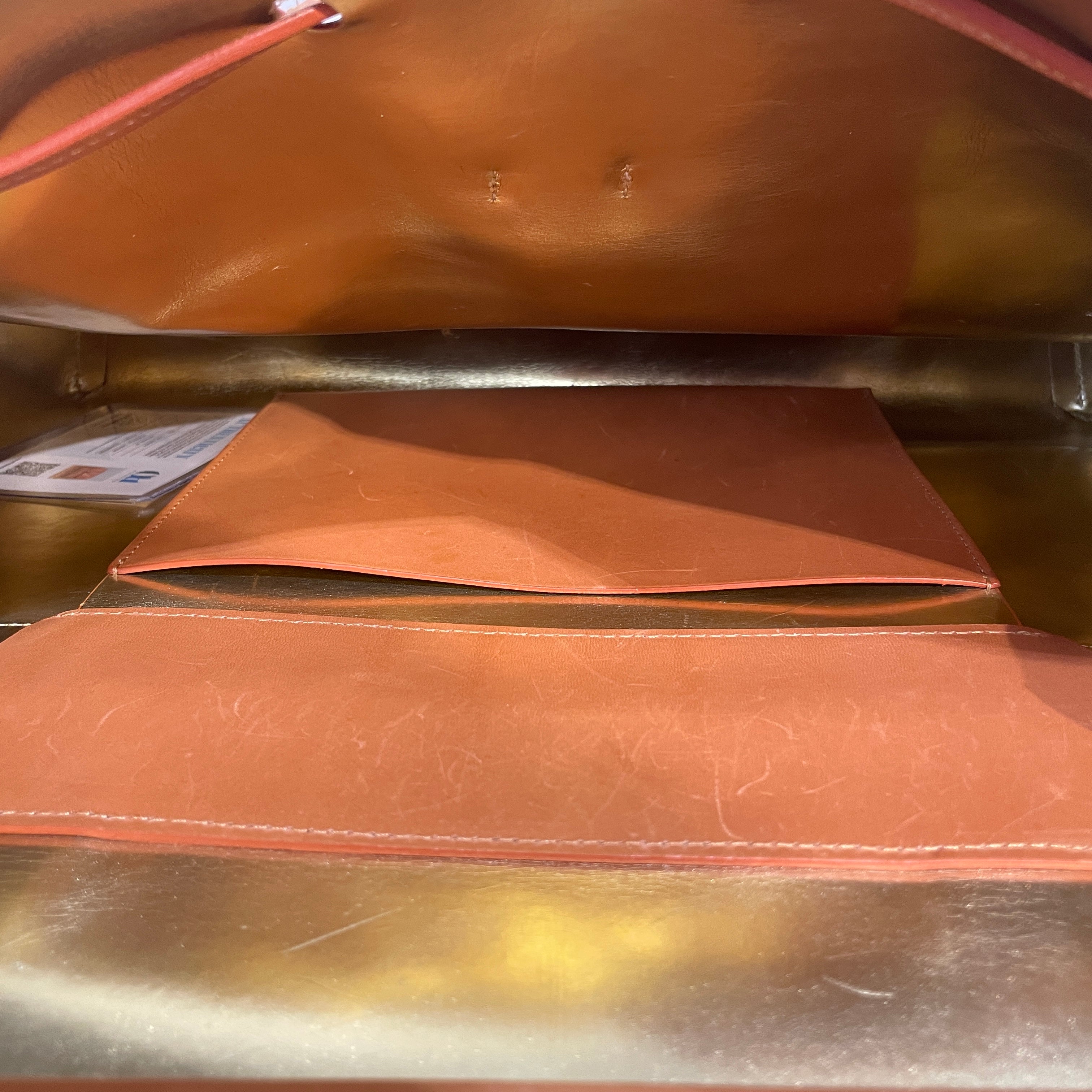 Mansur Gavriel/Cross Body Bag/Leather/BRW/Lady Vegetable-Tanned Flap Bag view 4