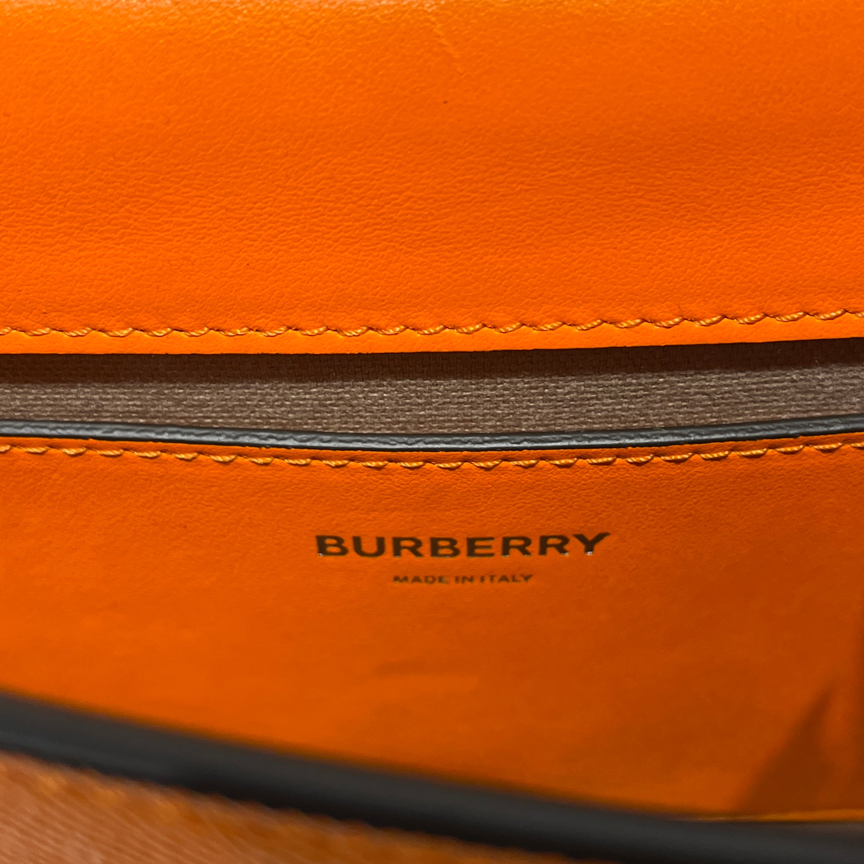 BURBERRY LONDON/Bag/Leather/ORN/tripple stud orange view 7