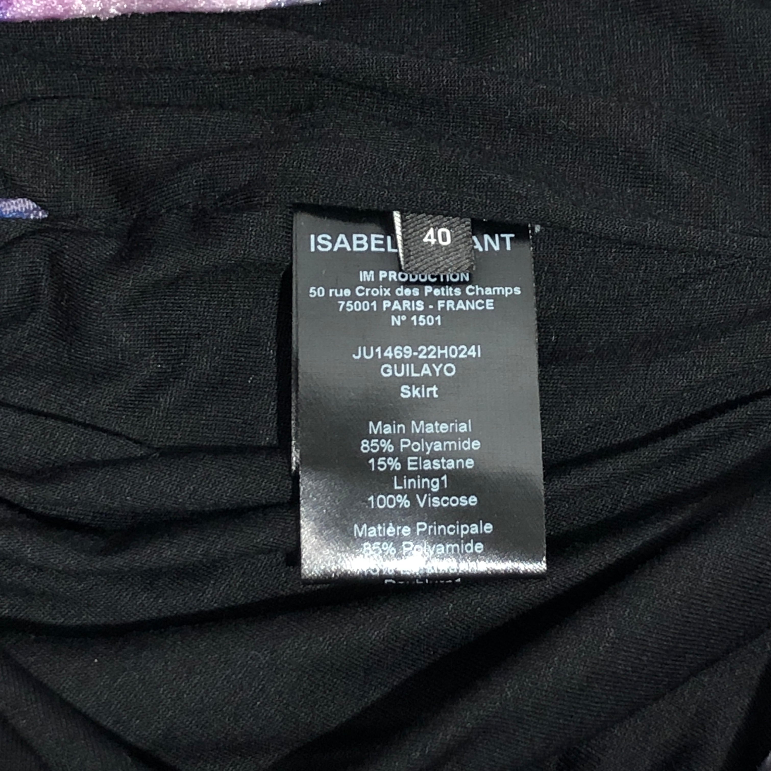 ISABEL MARANT/Skirt/40/Velour/PPL/ view 4