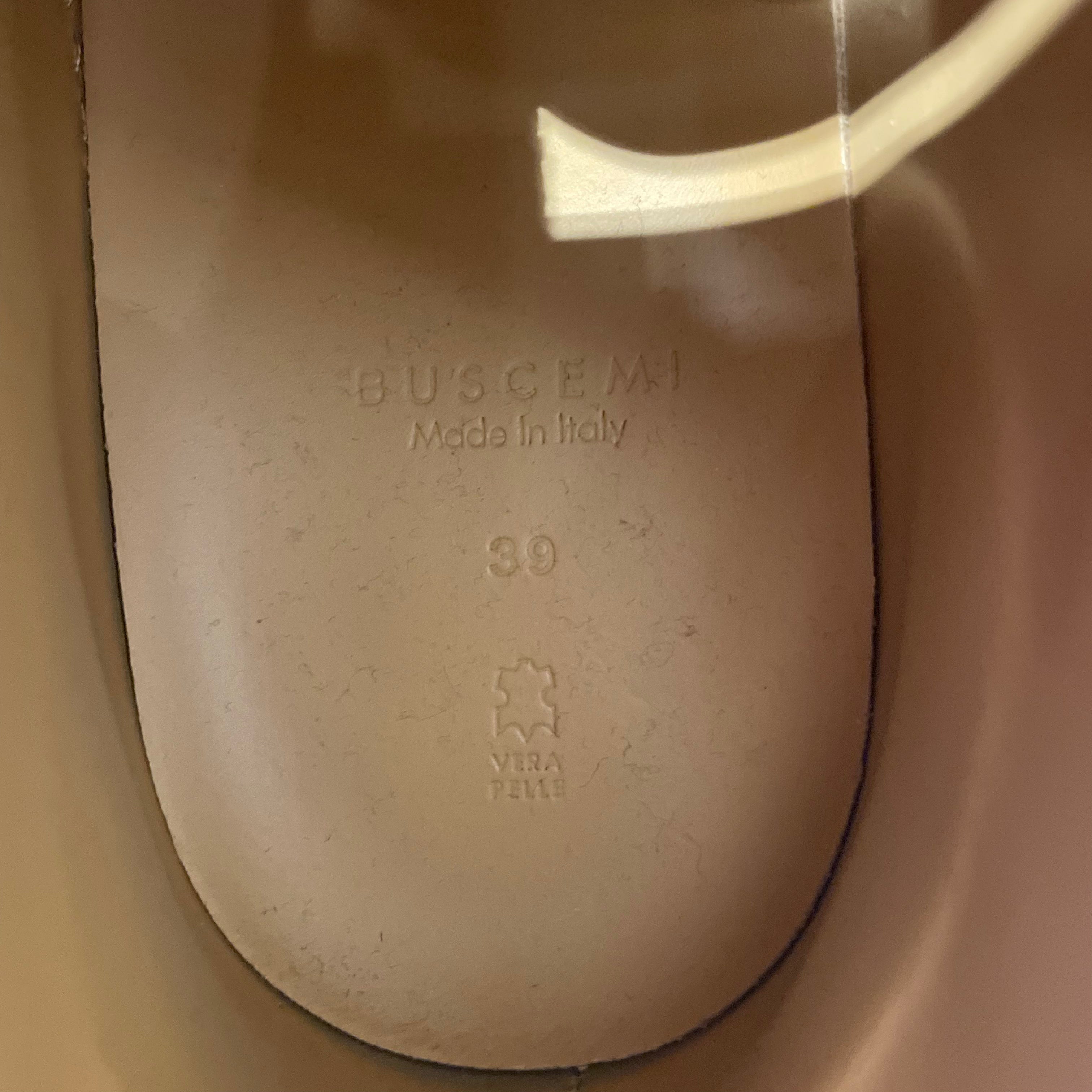 BUSCEMI/Hi-Sneakers/US 7.5/Leather/CRM/Buscemi 100mm Tassel view 3