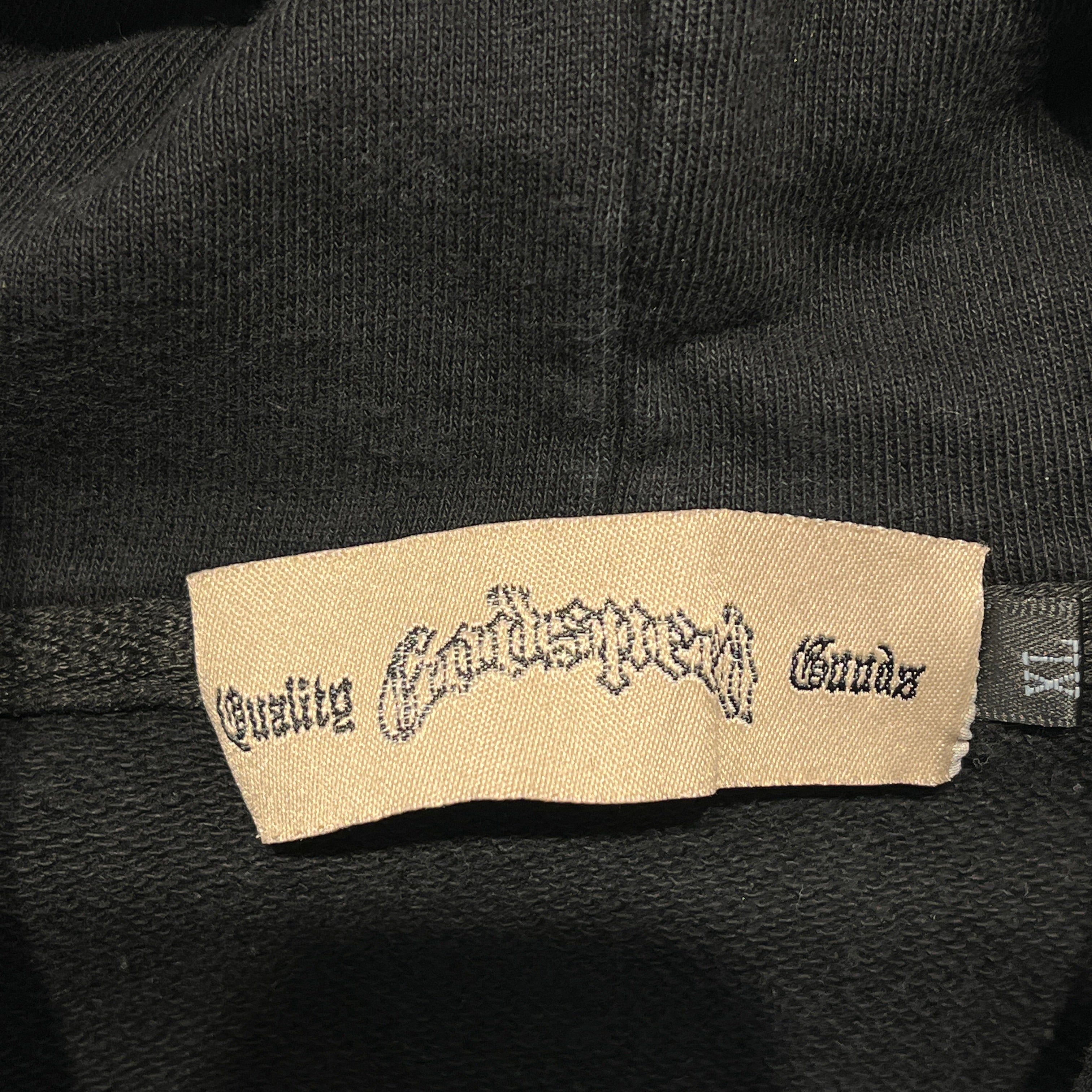 GODSPEED NEW YORK/Heavy Cardigan/XL/Cotton/BLK/Skeleton R.O.D hooie view 5