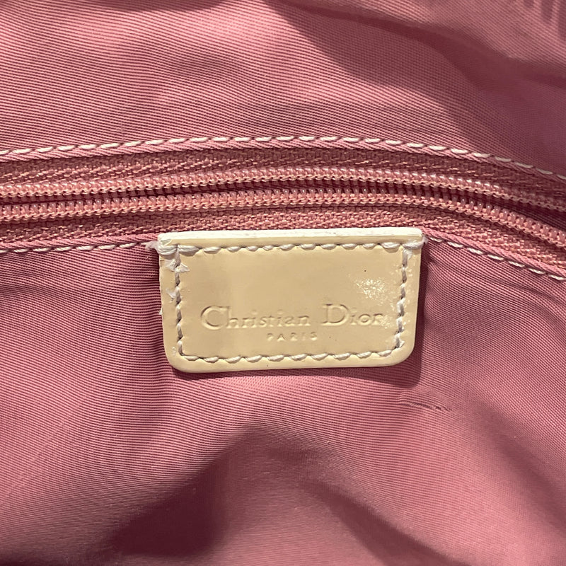 Christian Dior/Hand Bag/Monogram/PNK/2 WHITE STRIPES.pink/white