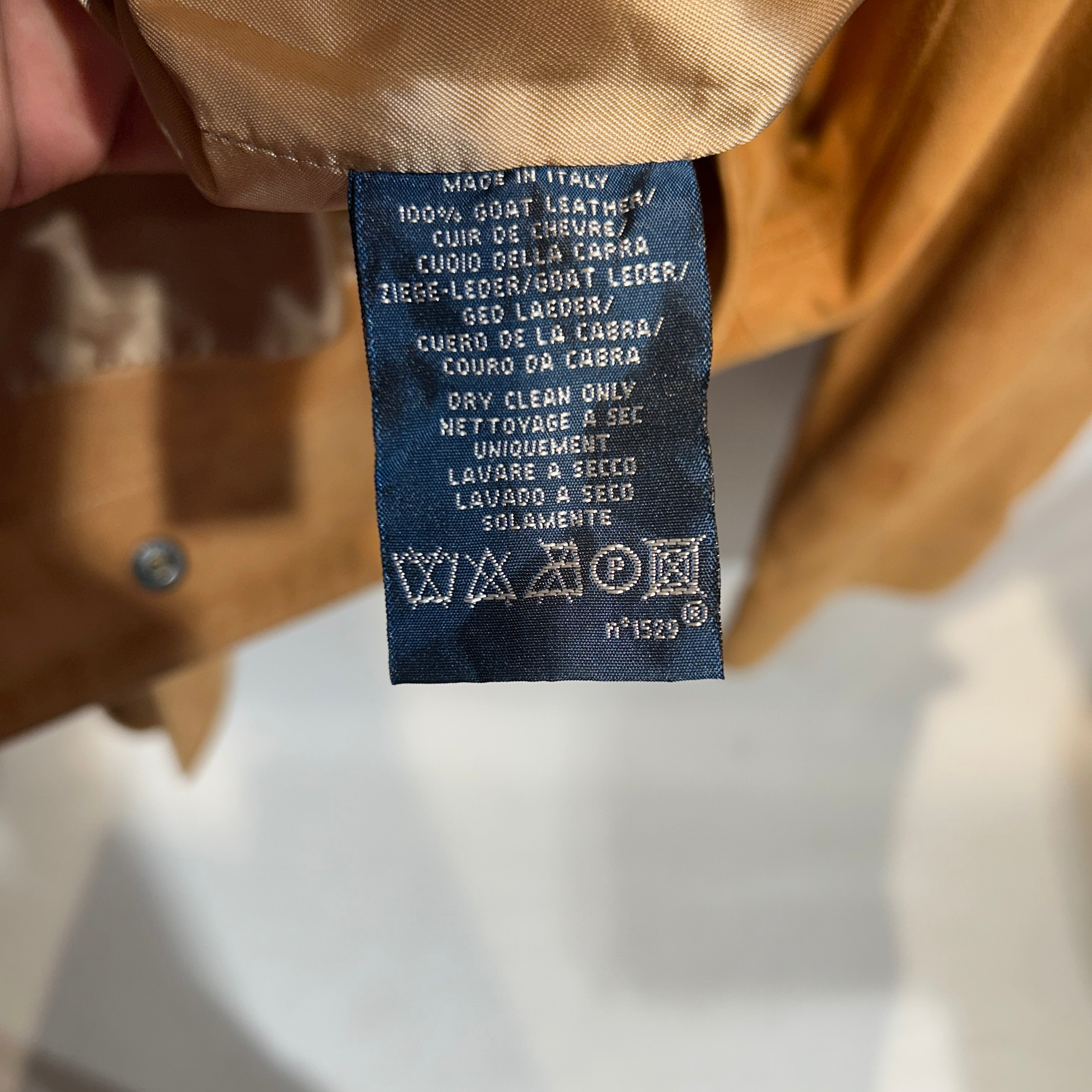 POLO RALPH LAUREN/Jacket/M/Leather/CML/made in italy chore coat view 4