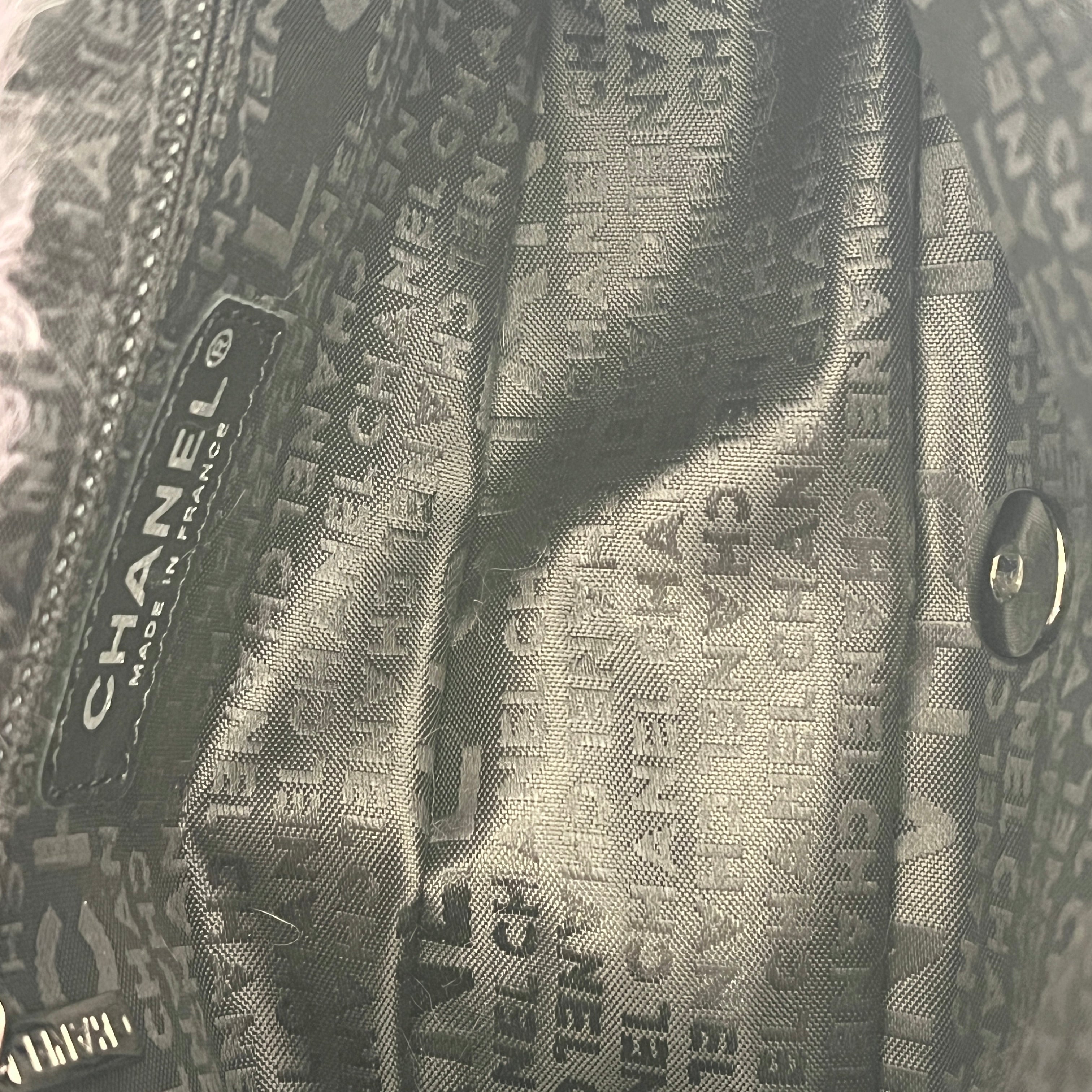CHANEL/Hand Bag/All Over Print/Fur/PPL/Fantasy Fur Tweed Flap Lilac view 4