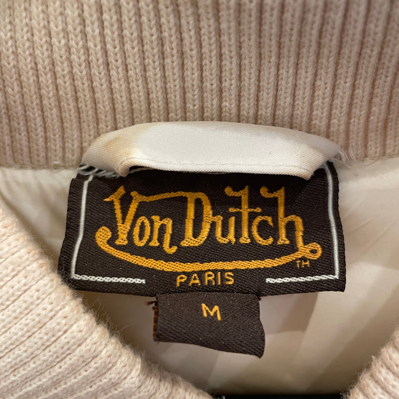 VonDutch/Puffer Jkt/M/Polyester/CRM/All Over Print/