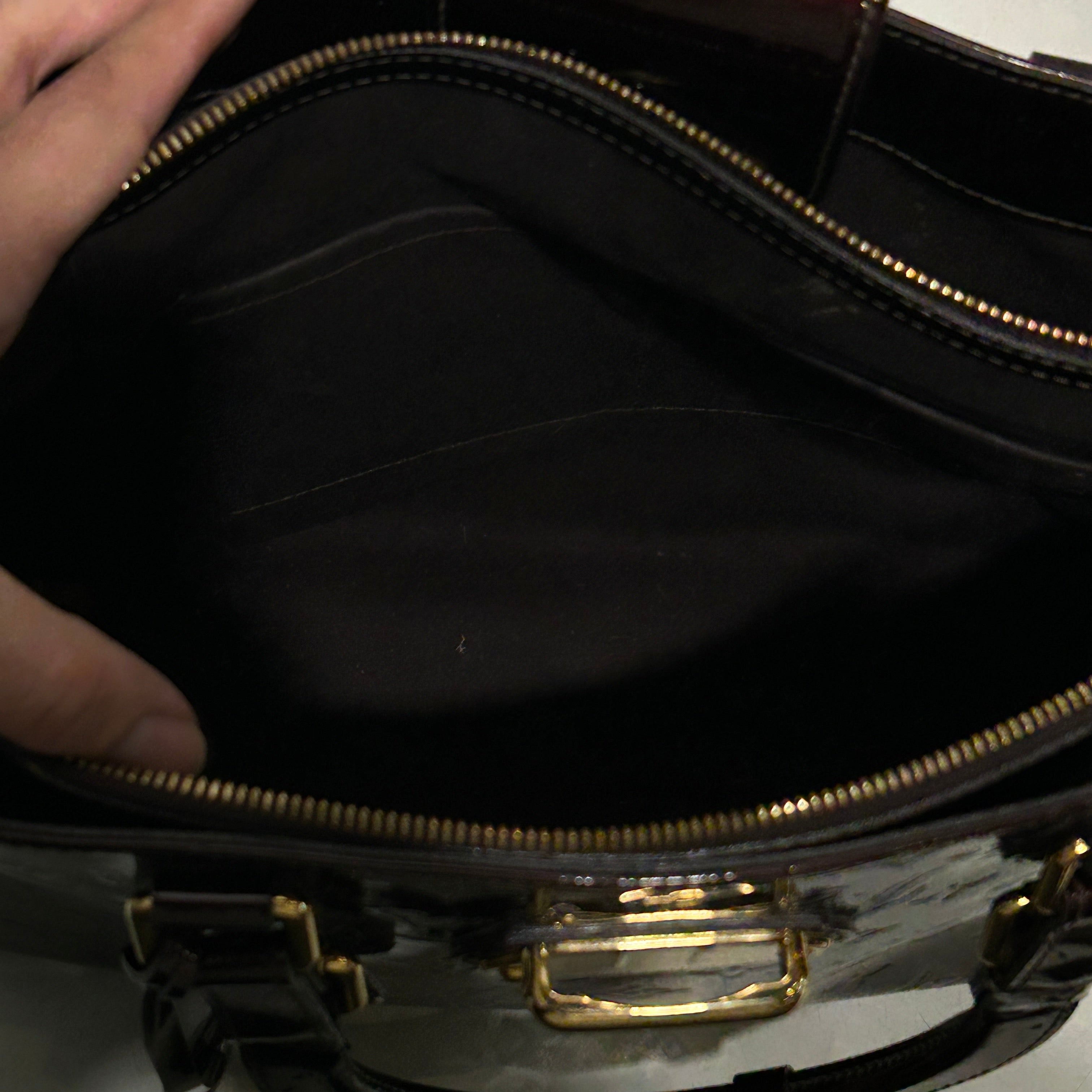 LOUIS VUITTON/Bag/Monogram/Leather/BRD/MELROSE PATENT LEATHER BAG view 5