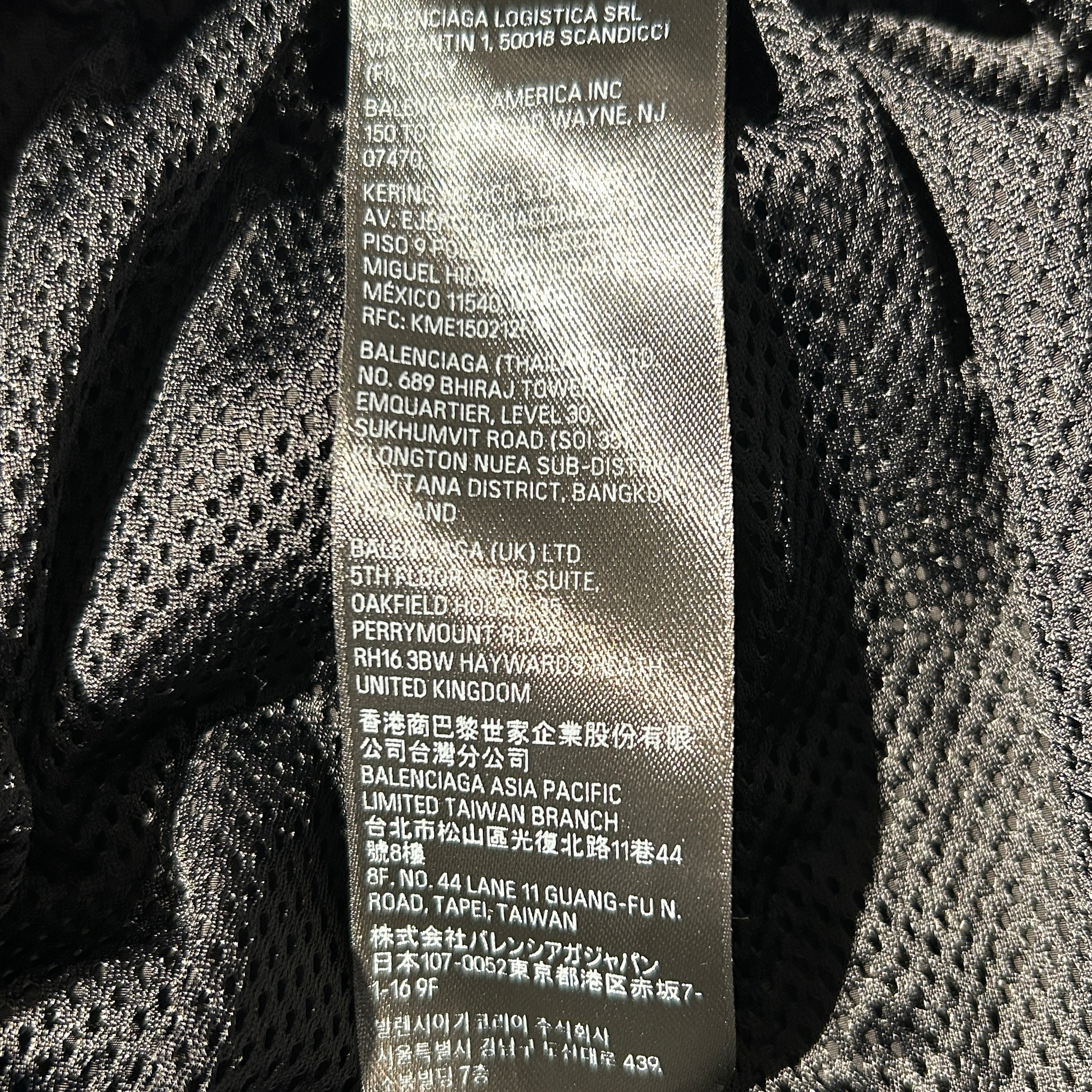 BALENCIAGA/Pants/XS/Nylon/BLK/4 Leg Nylon Pants view 4
