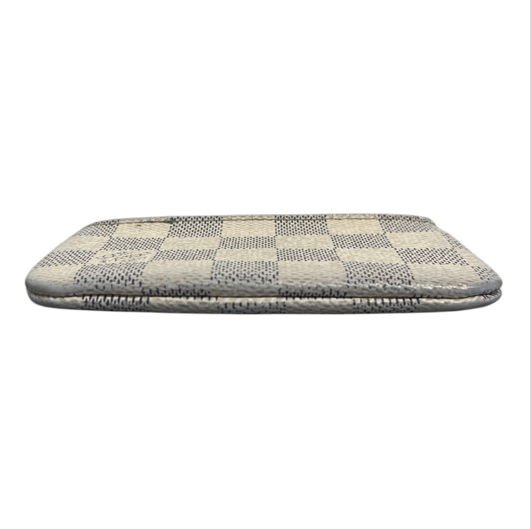 LOUIS VUITTON/Wallet/Plaid/WHT/DAMIER AZUR view 3