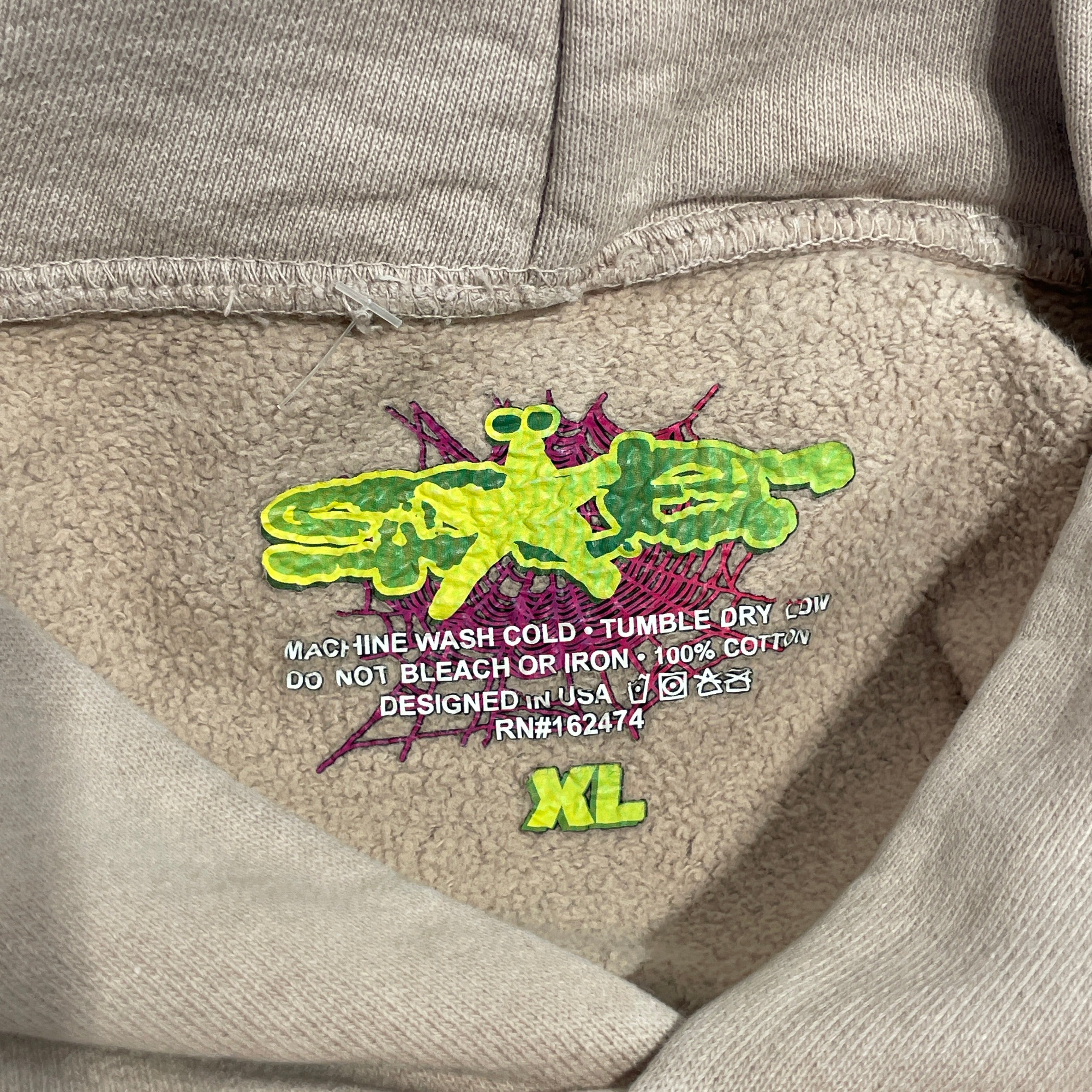 SPYDER/Hoodie/XL/Graphic/Cotton/BEG/ view 3