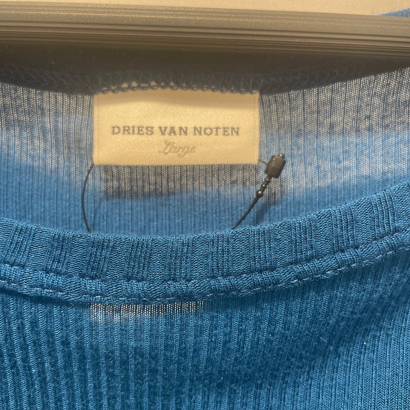 DRIES VAN NOTEN/Blouse/L/BLU/Pullover/Teal