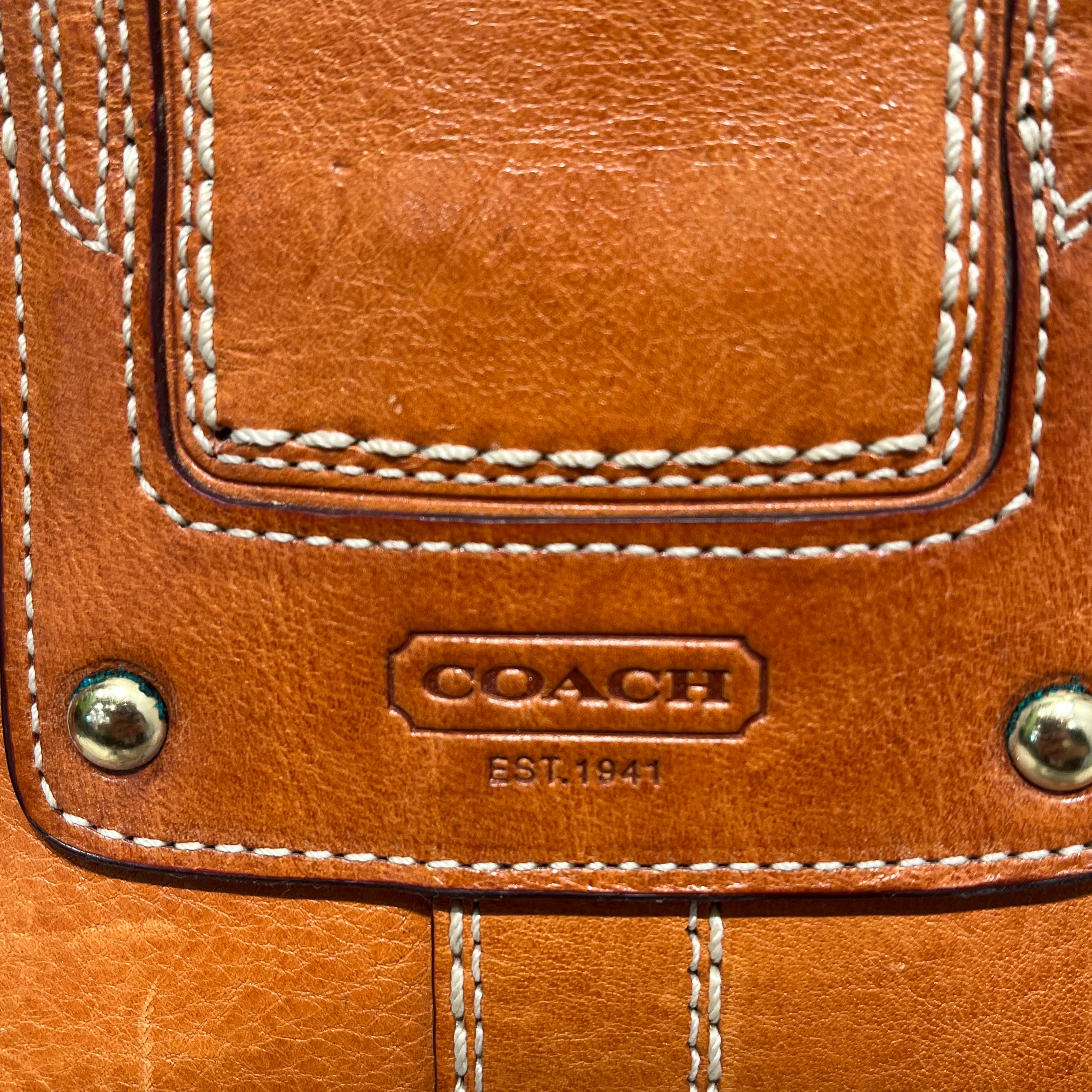 COACH/Tote Bag/Leather/CML/vintage hamptons turnlock view 6