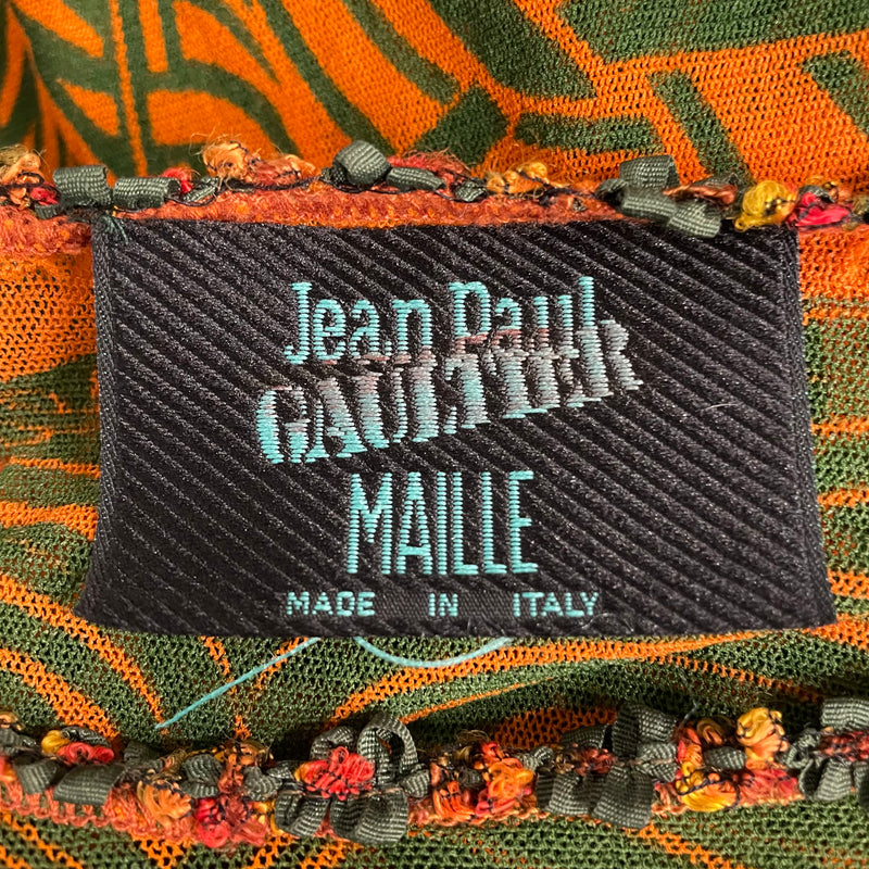 Jean Paul Gaultier/LS Cut & Sew/All Over Print/Rayon/ORN/TRIBAL PRINT