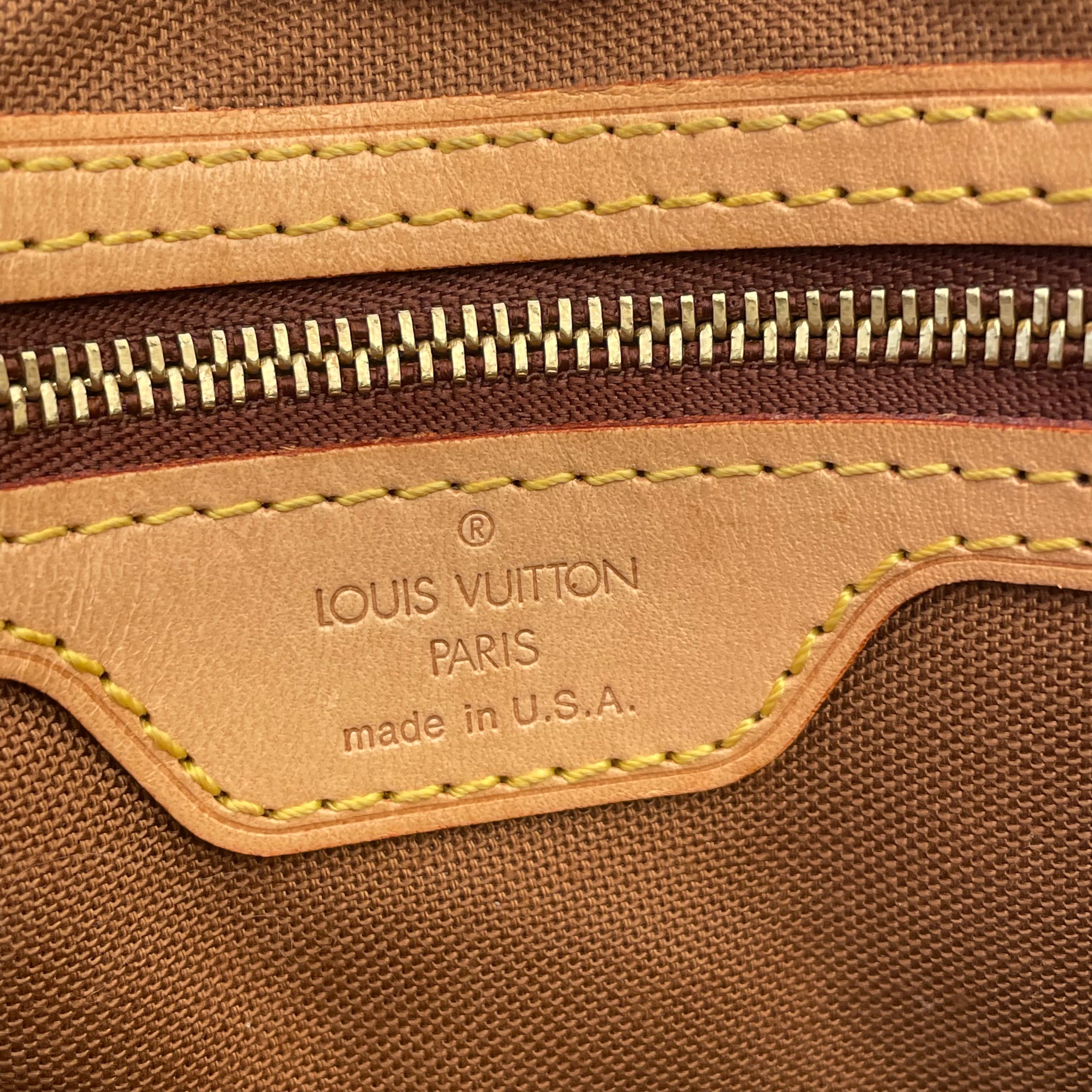 LOUIS VUITTON/Hand Bag/Monogram/Leather/BRW/Mini Looping view 4