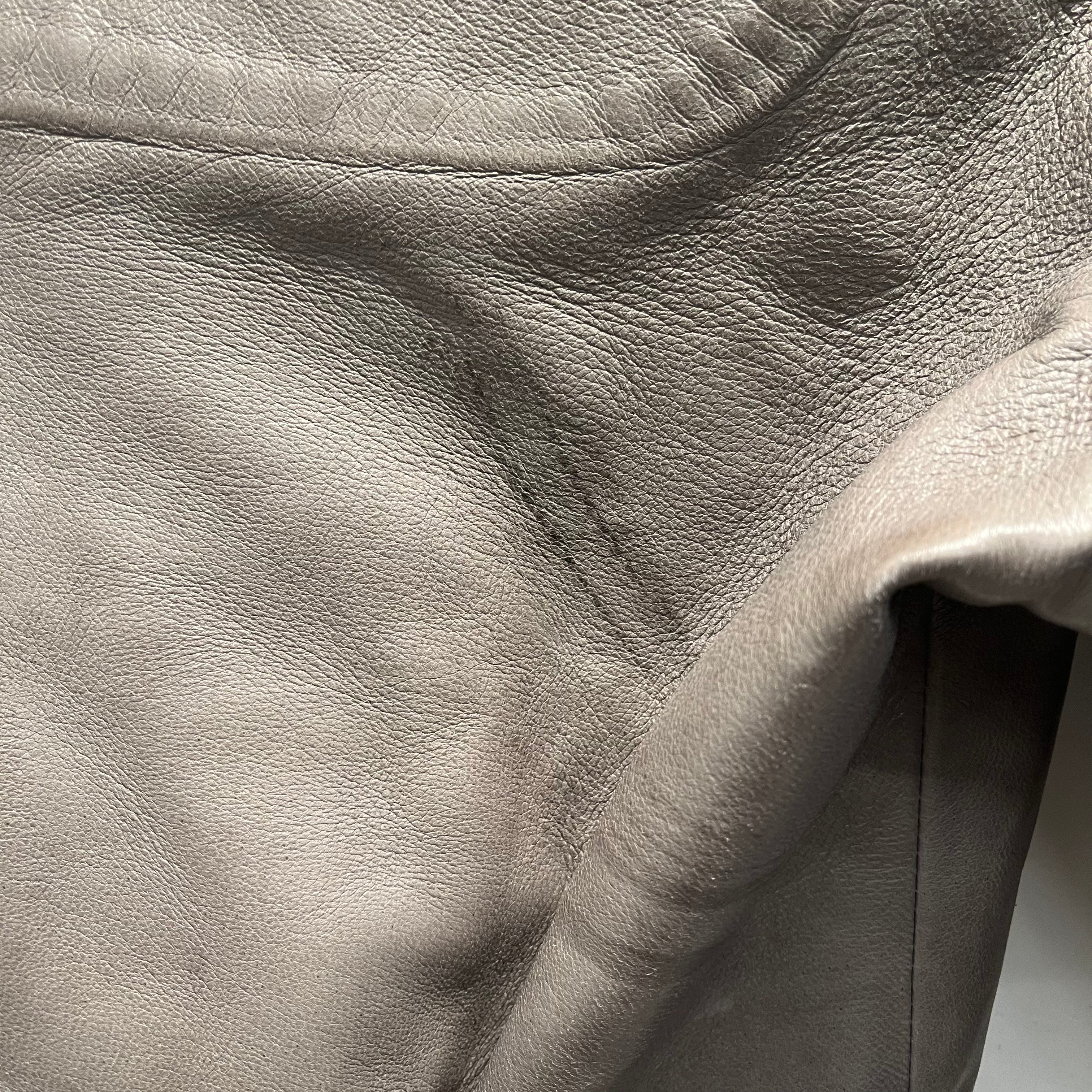 DIESEL/Skinny Pants/44/Leather/GRY/BIKER LEATHER PANTS view 7
