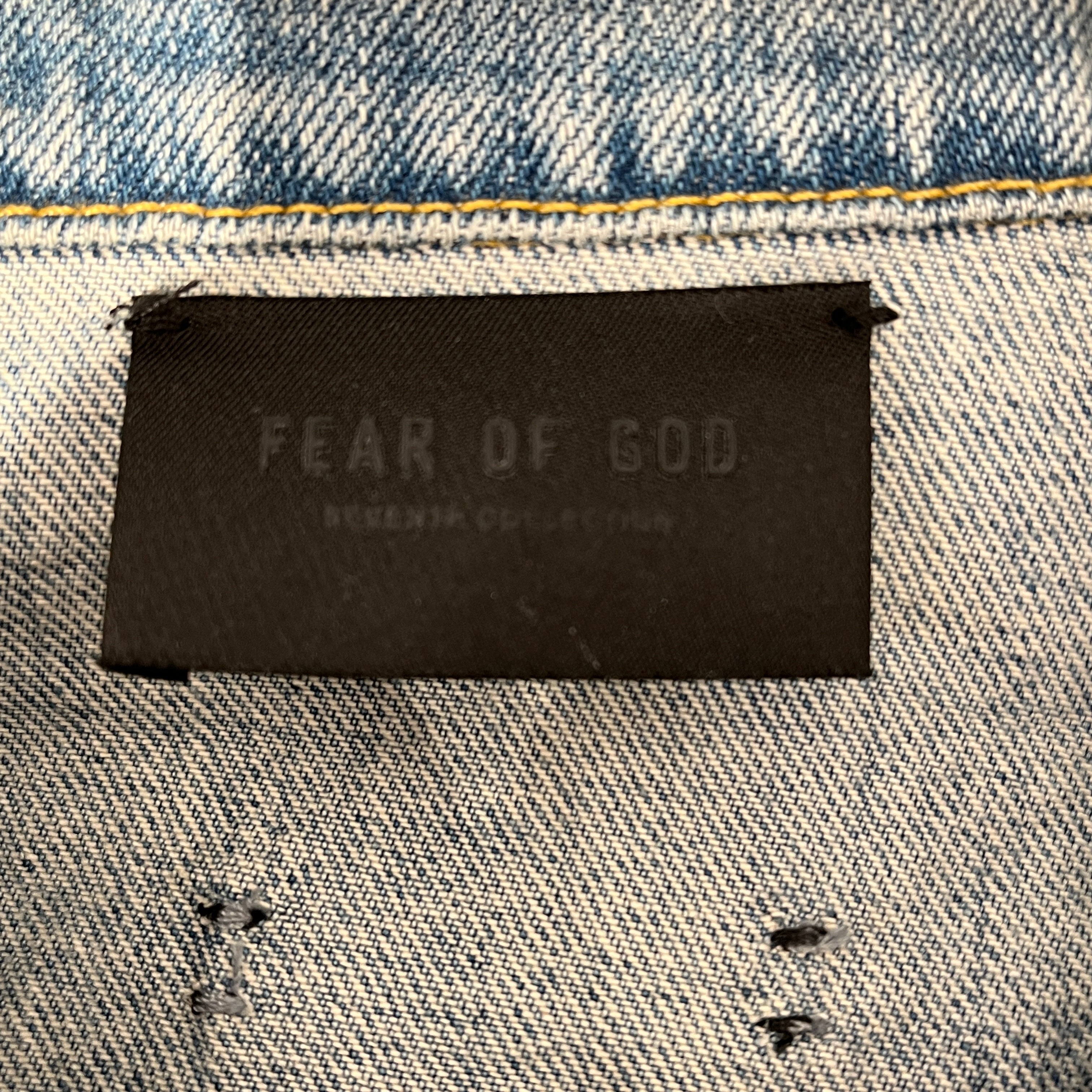 FEAR OF GOD/Denim Jkt/M/Denim/BLU/7TH COLLECTION TRUCKER JAC 001 view 3