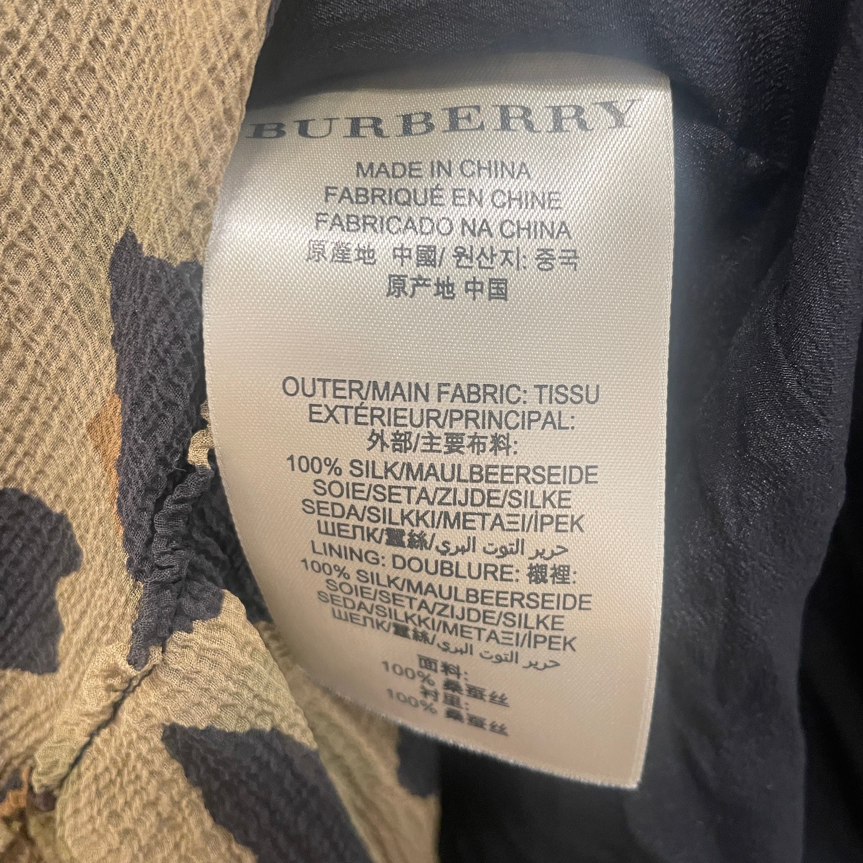 BURBERRY BRIT/Camisole Dress/8/Leopard/Silk/CML/ view 4