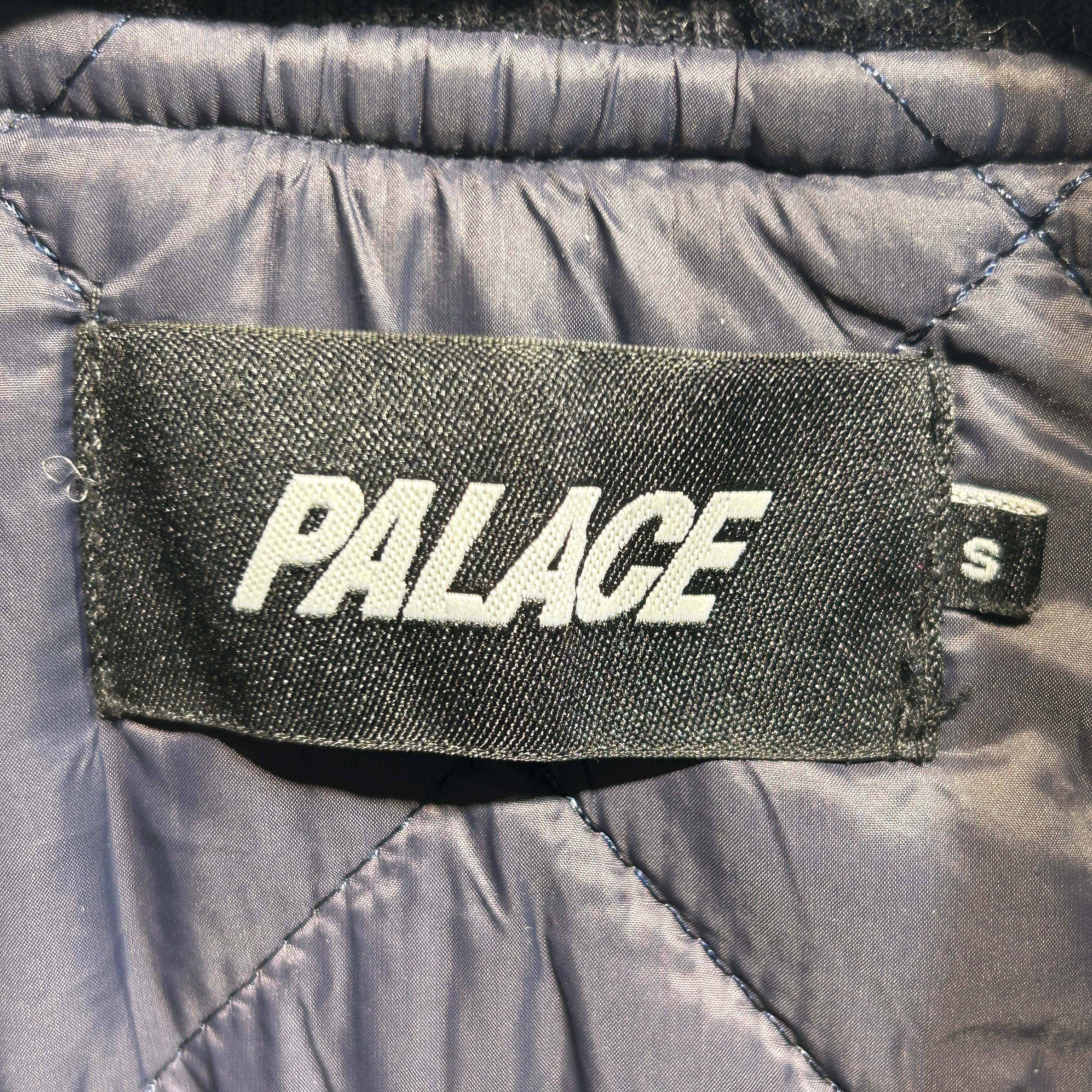 PALACE/Jacket/S/Polyester/NVY/Fallen Angels Varsity view 3