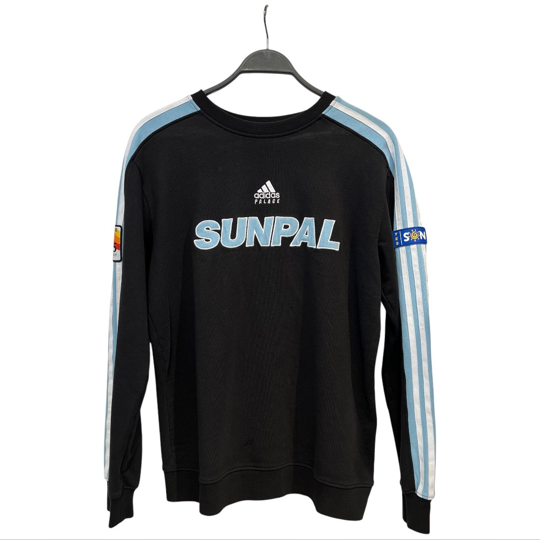 adidas/PALACE/Sweatshirt/M/Cotton/BLK/Sunpal view 1