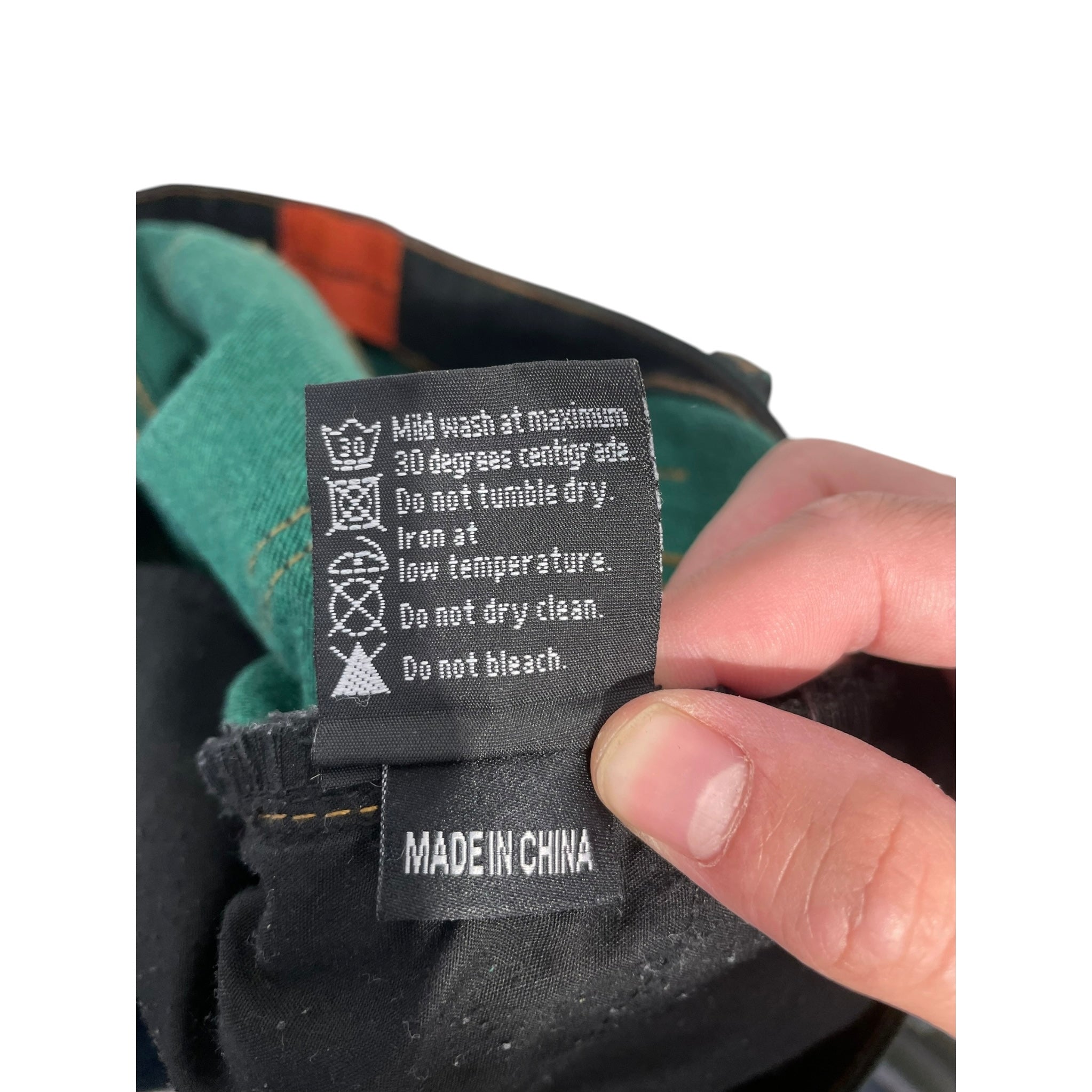 WHO DECIDES WAR/Bootcut Pants/30/Denim/GRN/Distressed/Green Disressing view 4