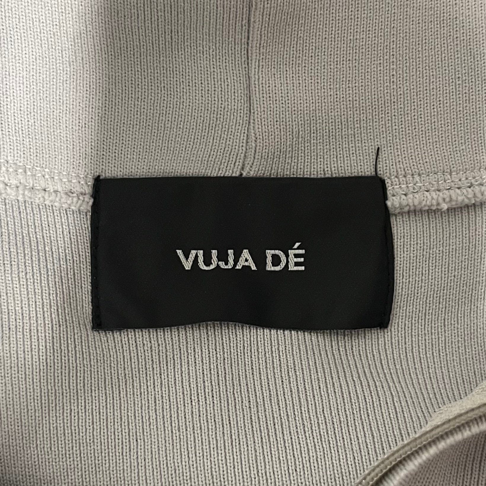 VUJA DE/Zip Up Hoodie/M/Cotton/GRY/ view 3