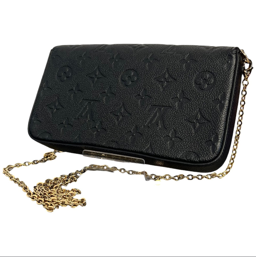 LOUIS VUITTON/Cross Body Bag/Leather/BLK/MONOGRAM FELICIE view 2