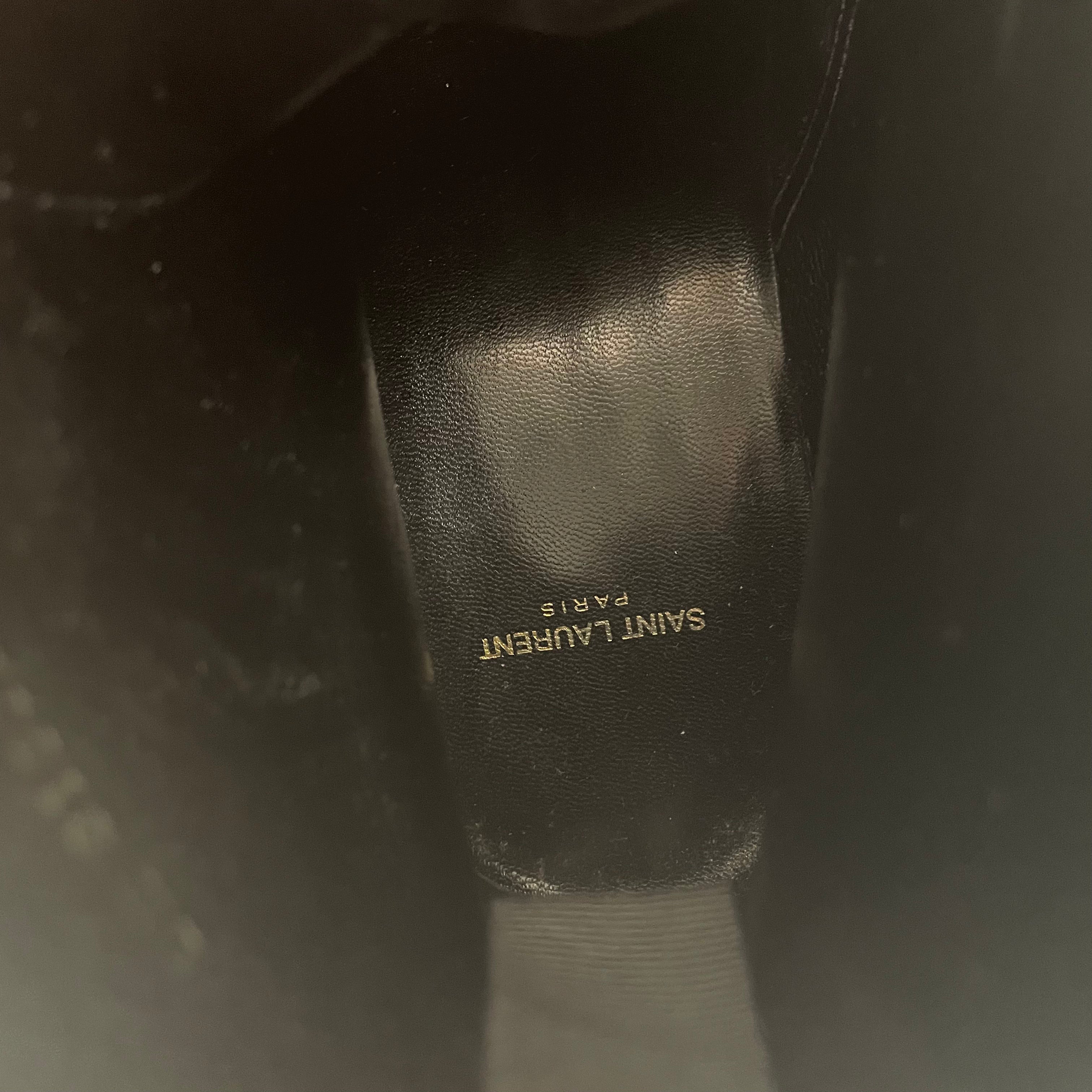 SAINT LAURENT/Boots/EU 44/Leather/BLK/patent leather 315311 view 3