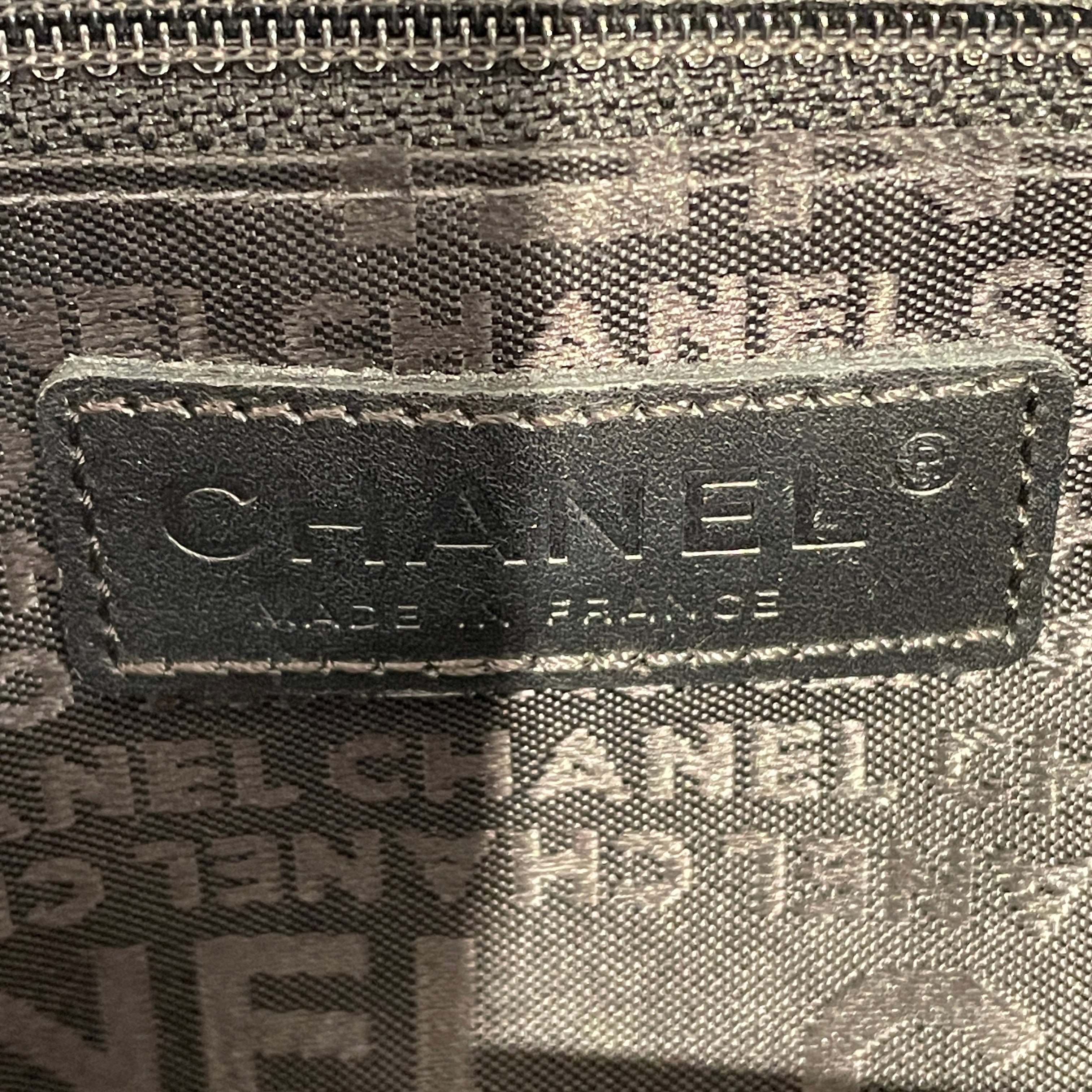 CHANEL/Hand Bag/Leather/BLK/LAX SQUARE QUILT TOTE view 5