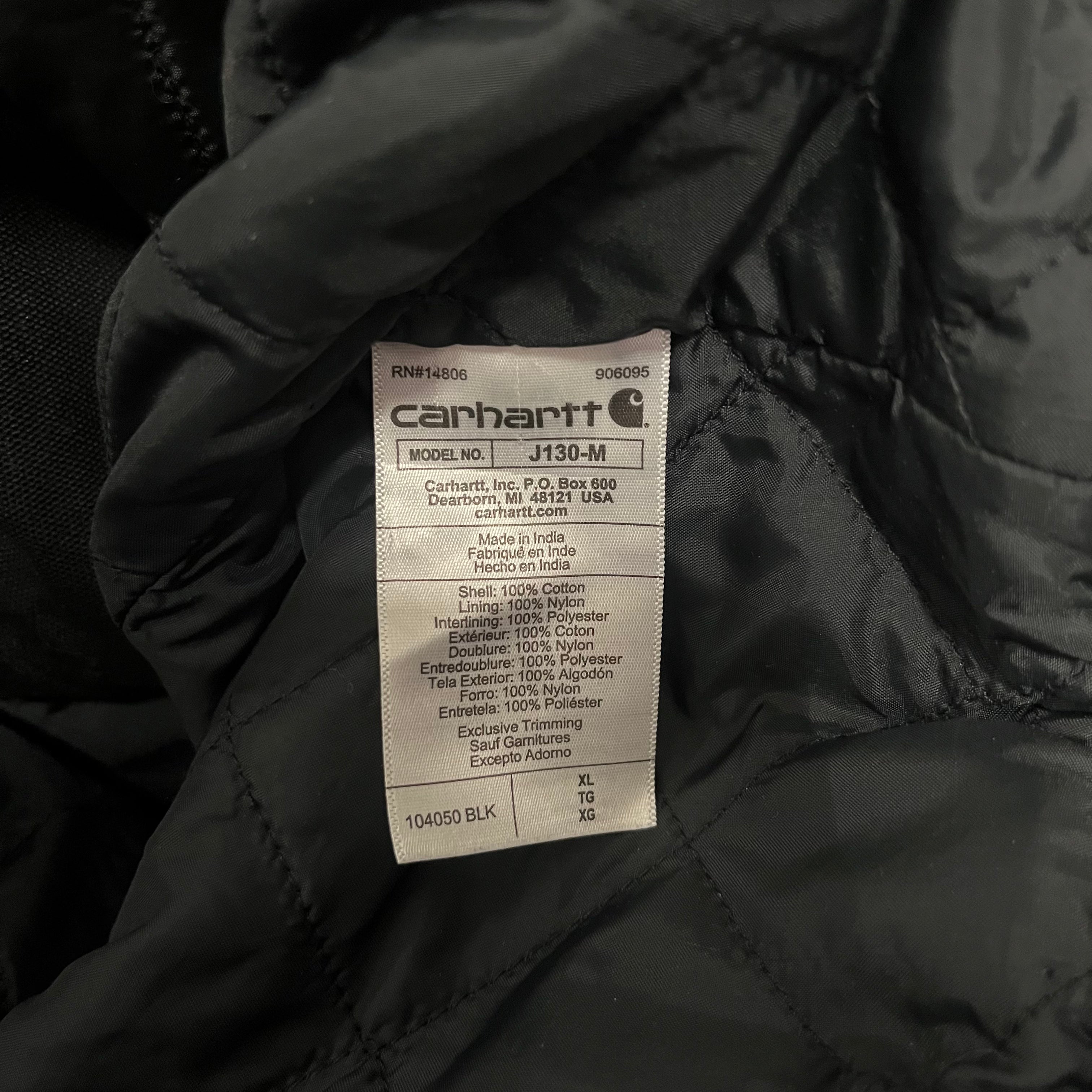 Carhartt/Jacket/XL/Cotton/BLK/chris view 4