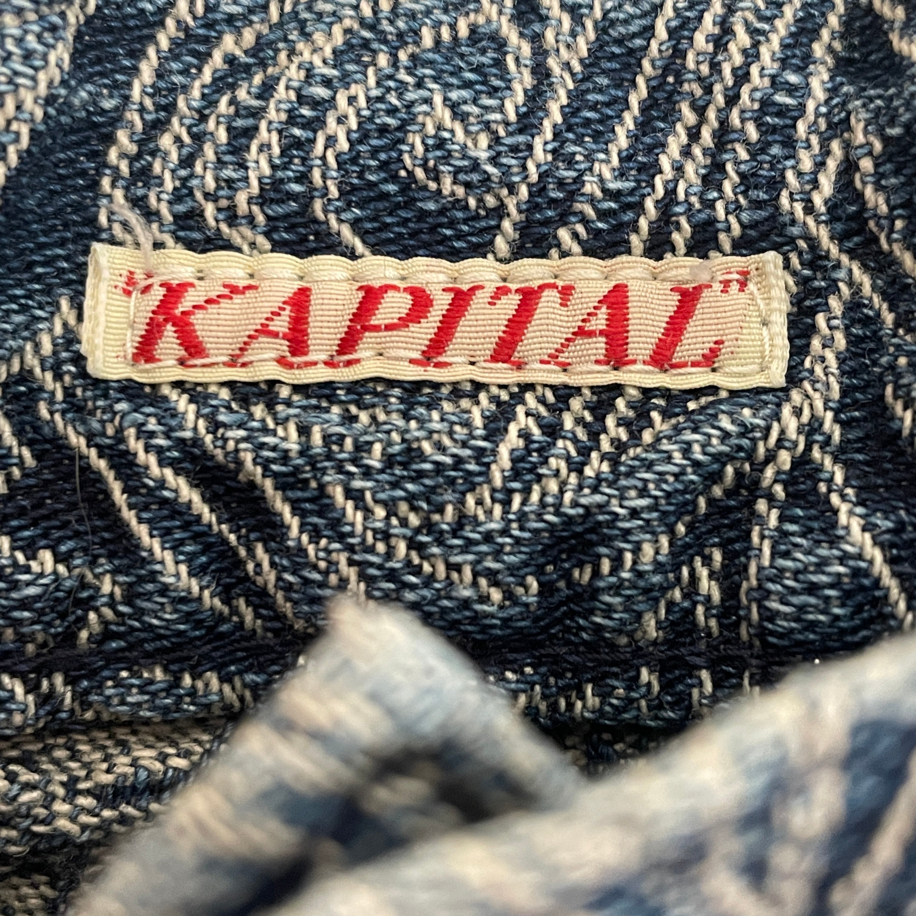 KAPITAL/Shorts/M/Denim/BLU/All Over Print/ view 3